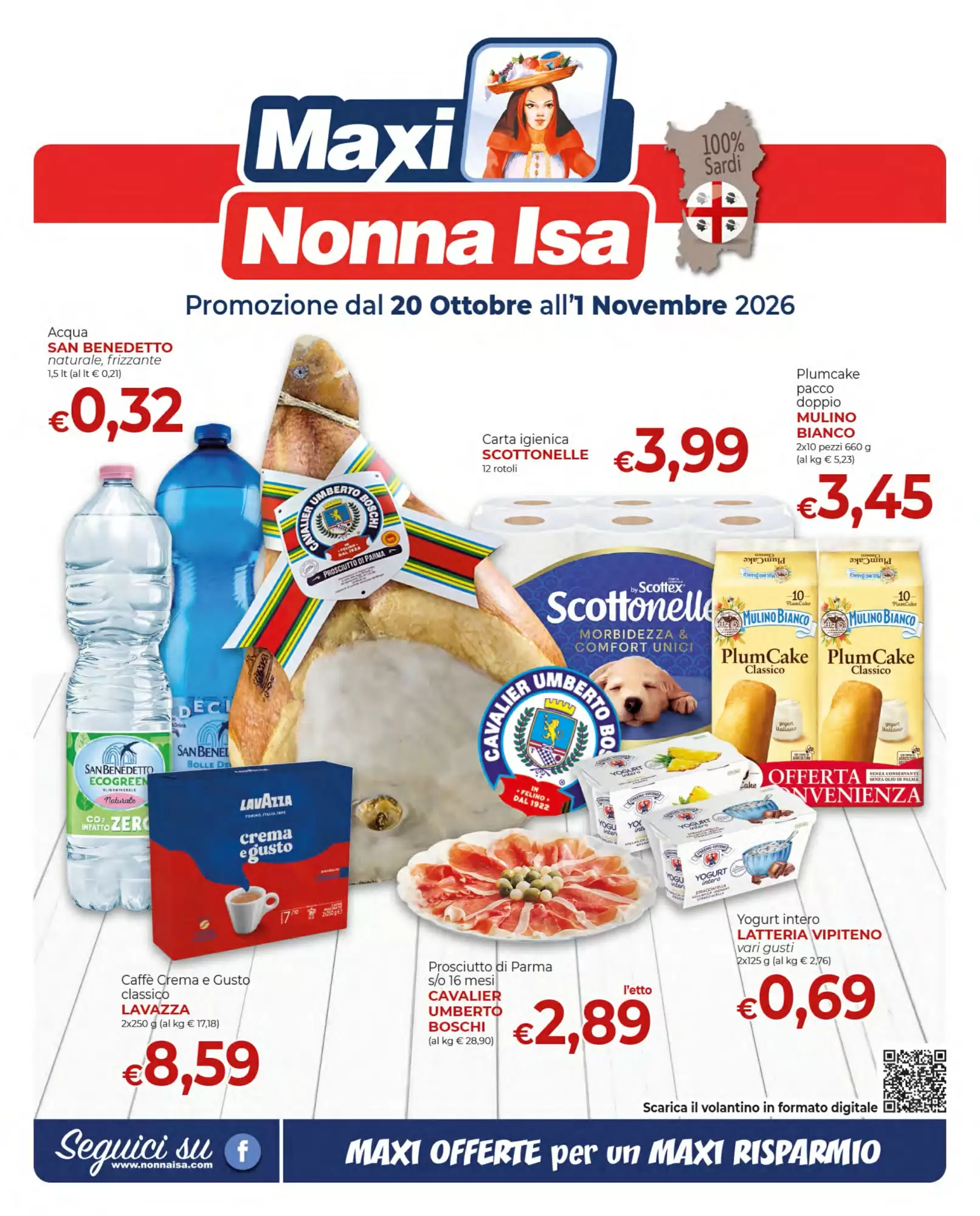 Volantino promozionale Maxi Nonna Isa valide dal 20/10/2026 - Pagina 1.