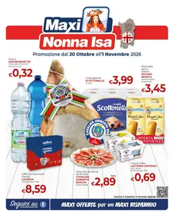 Volantino promozionale Maxi Nonna Isa  valide dal 20/10/2026