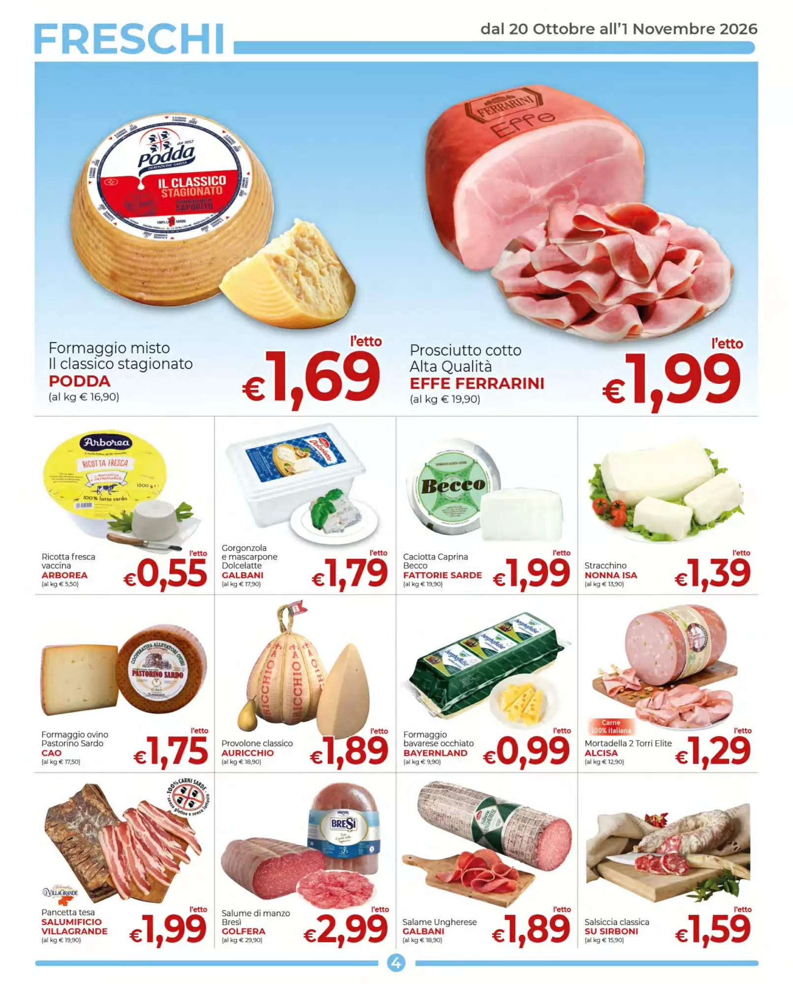 Volantino promozionale Maxi Nonna Isa  valide dal 20/10/2026 - Pagina 4.