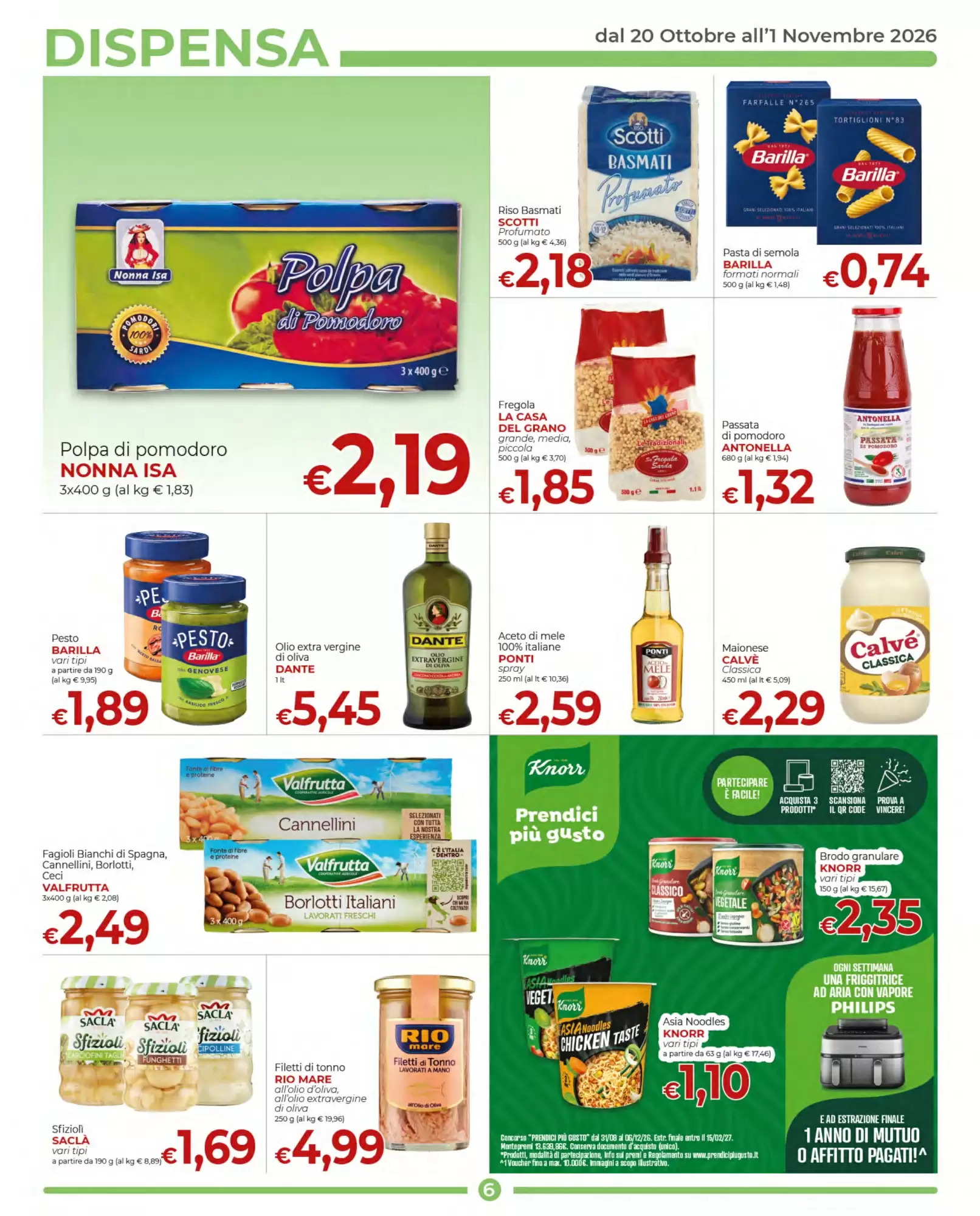 Volantino promozionale Maxi Nonna Isa  valide dal 20/10/2026 - Pagina 6.