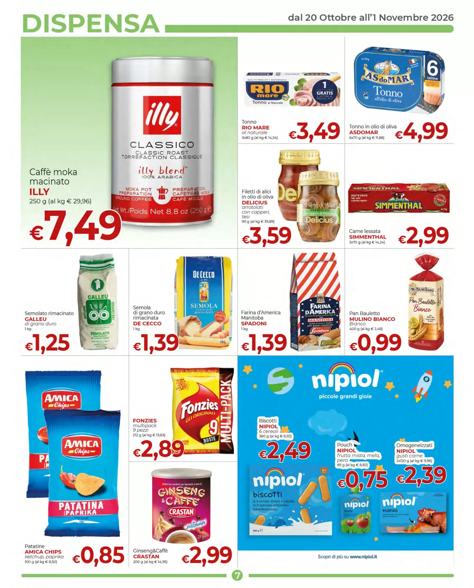 Volantino promozionale Maxi Nonna Isa  valide dal 20/10/2026 - Pagina 7.