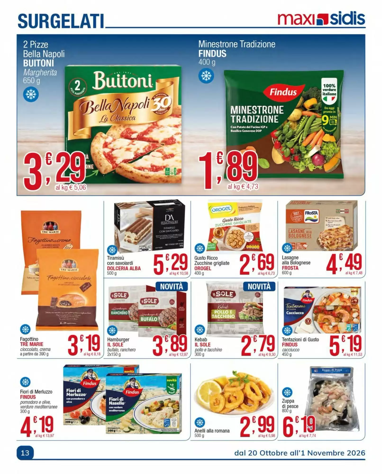 Volantino promozionale Sidis  valide dal 20/10/2026 - Pagina 13.
