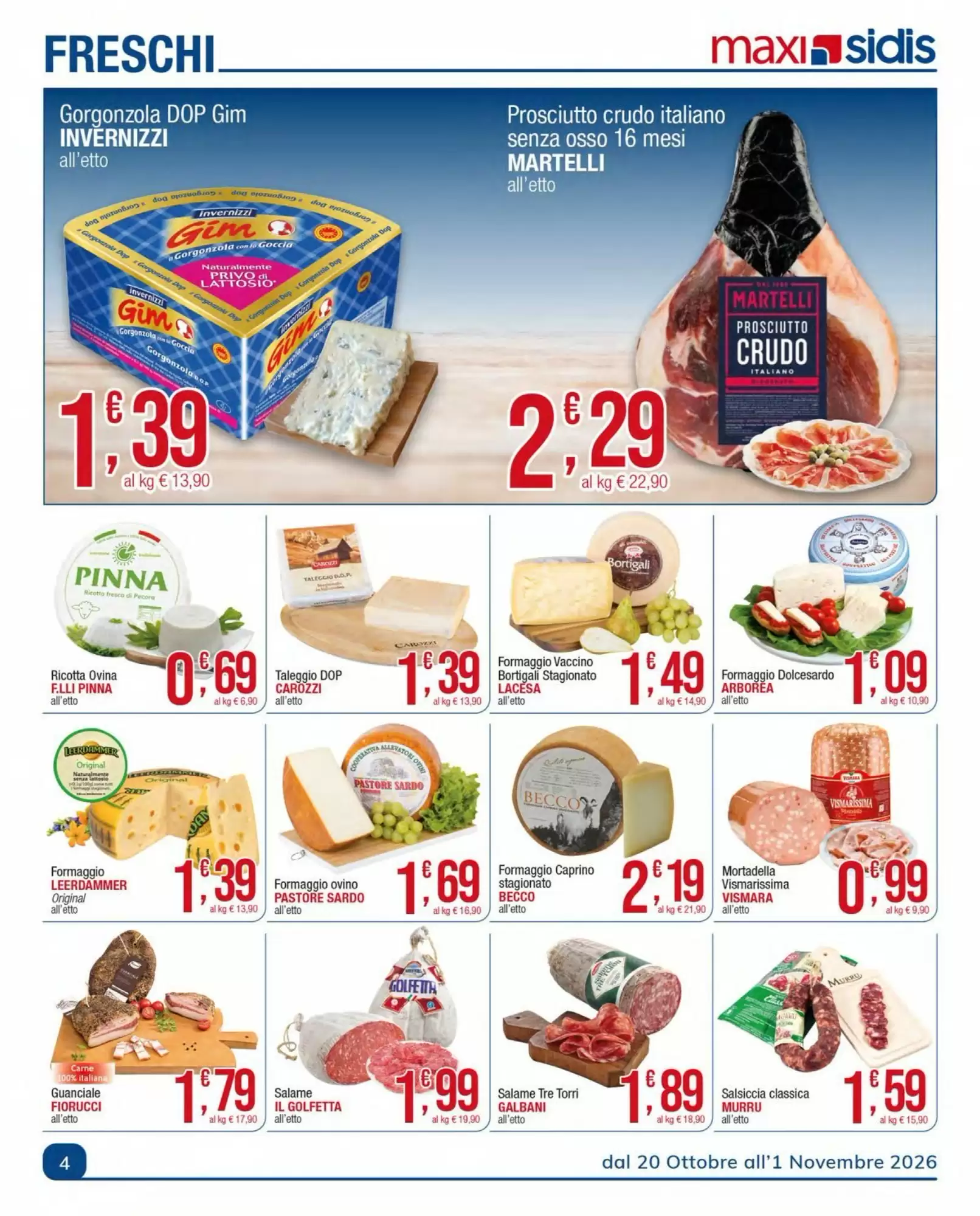 Volantino promozionale Sidis  valide dal 20/10/2026 - Pagina 4.