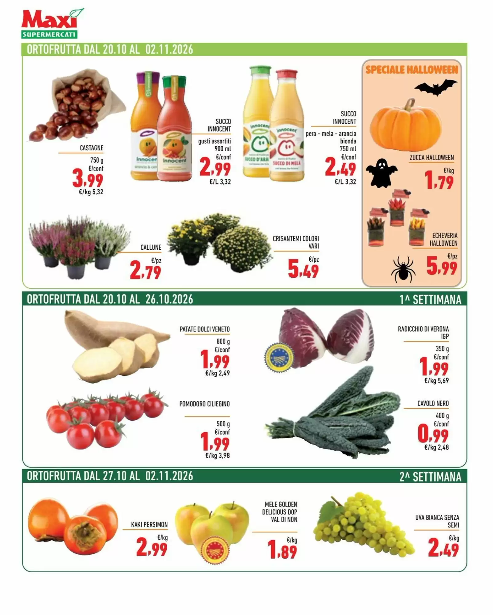 Volantino promozionale Maxi Supermercati  valide dal 20/10/2026 - Pagina 2.