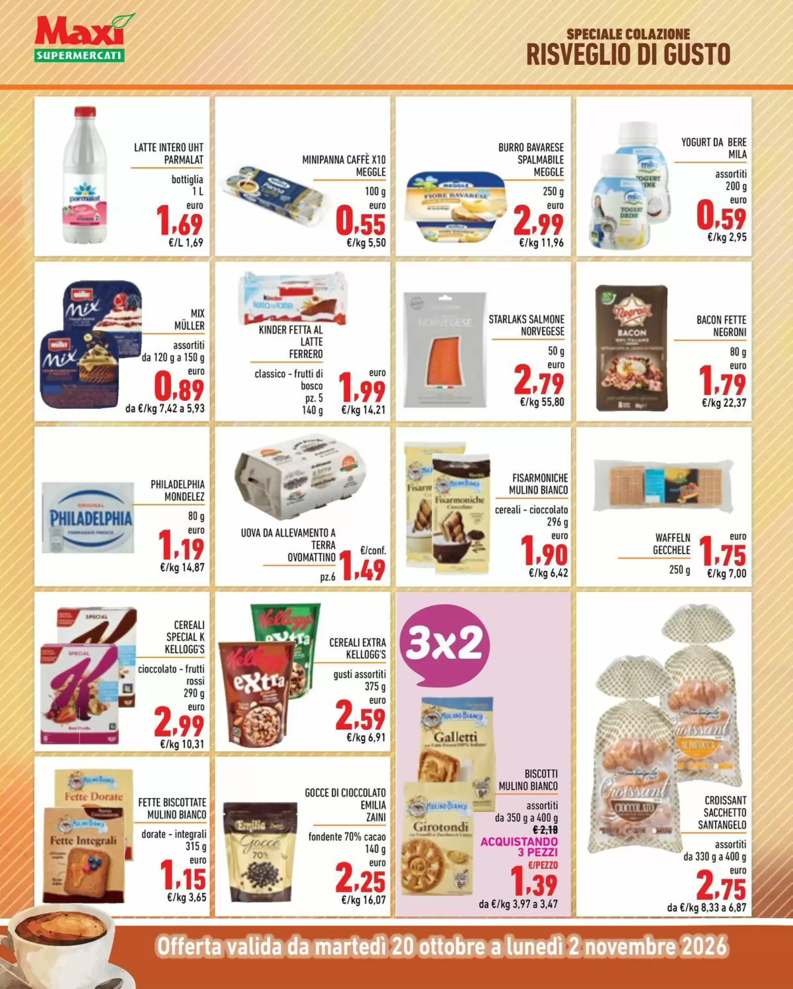 Volantino promozionale Maxi Supermercati  valide dal 20/10/2026 - Pagina 4.