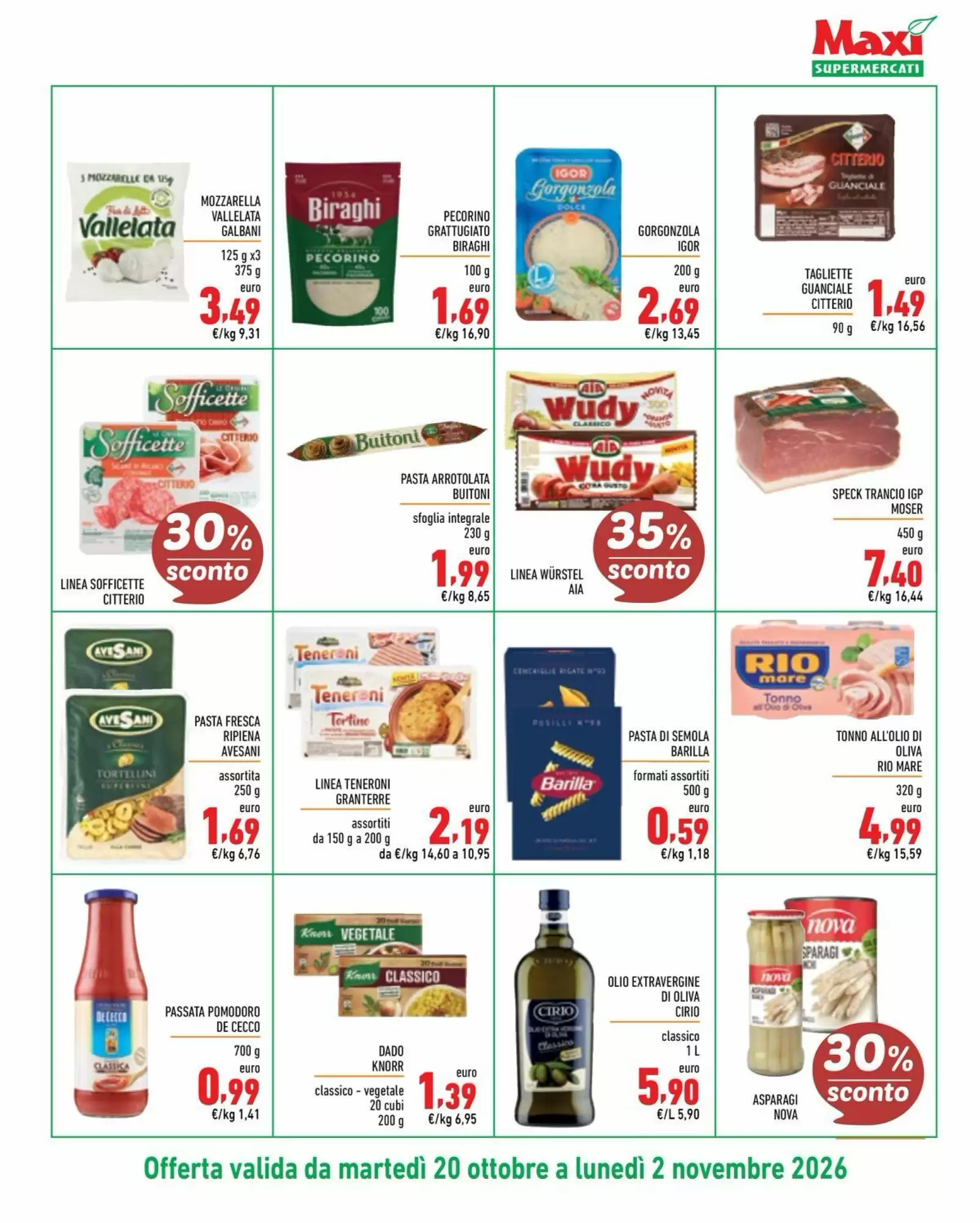 Volantino promozionale Maxi Supermercati  valide dal 20/10/2026 - Pagina 5.