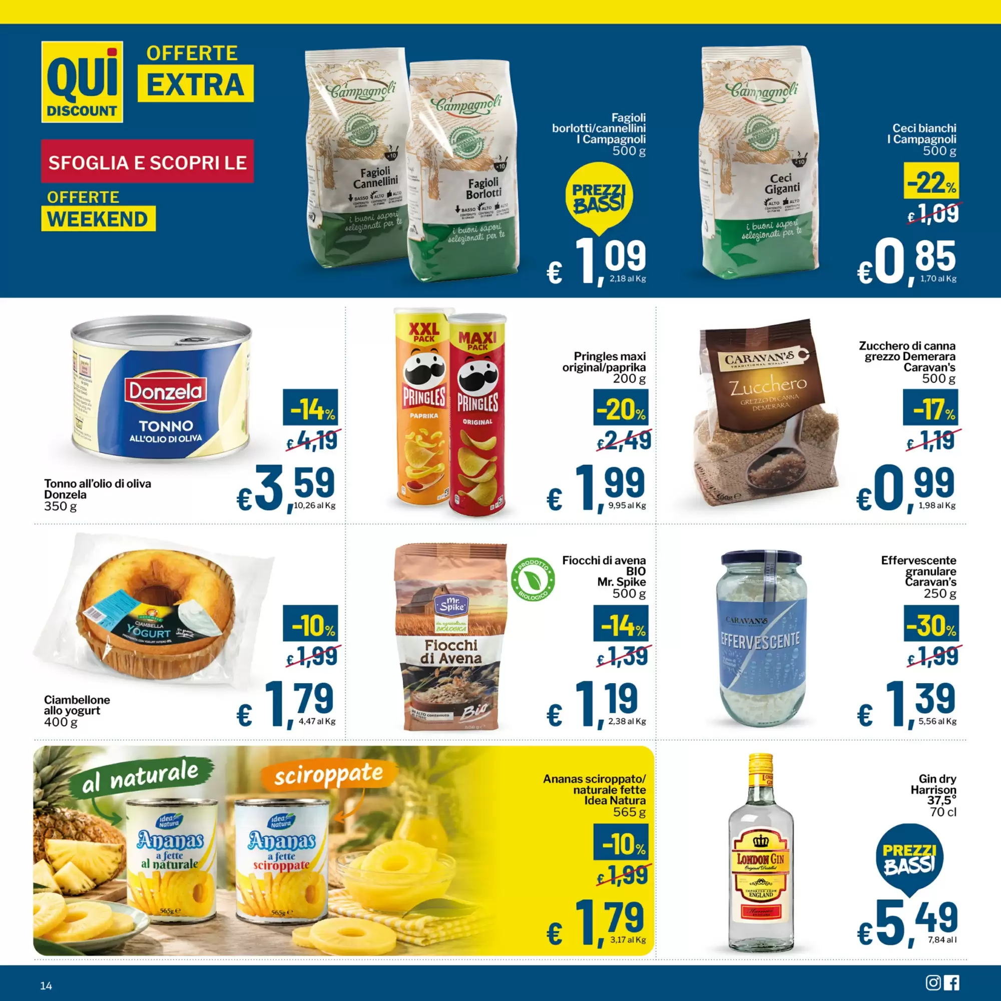 Volantino promozionale Qui Discount  valide dal 20/10/2026 - Pagina 14.