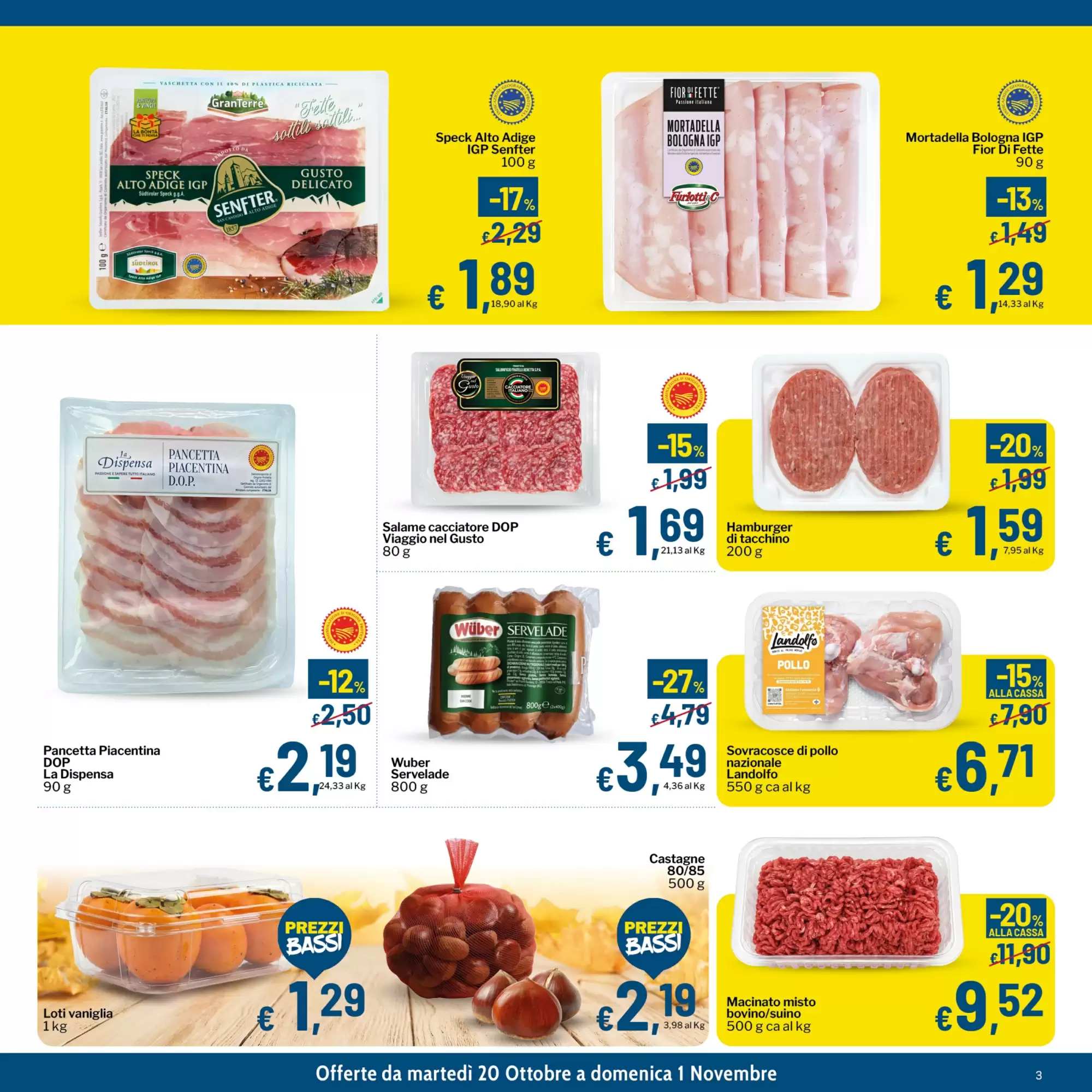 Volantino promozionale Qui Discount  valide dal 20/10/2026 - Pagina 3.