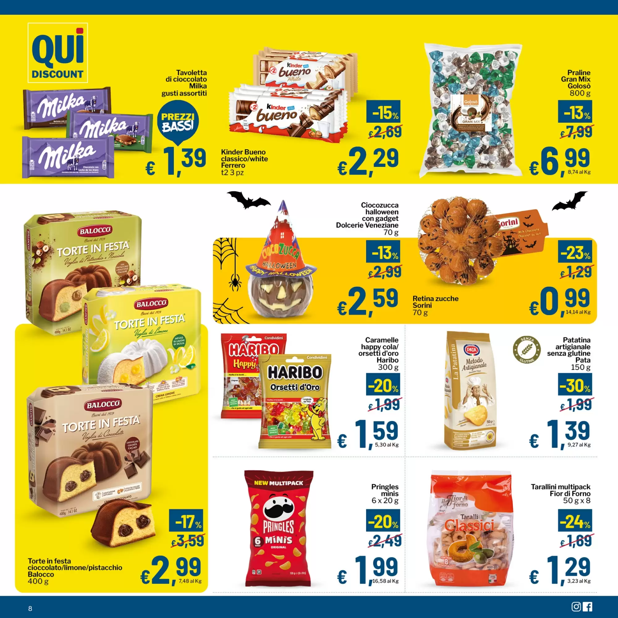 Volantino promozionale Qui Discount  valide dal 20/10/2026 - Pagina 8.