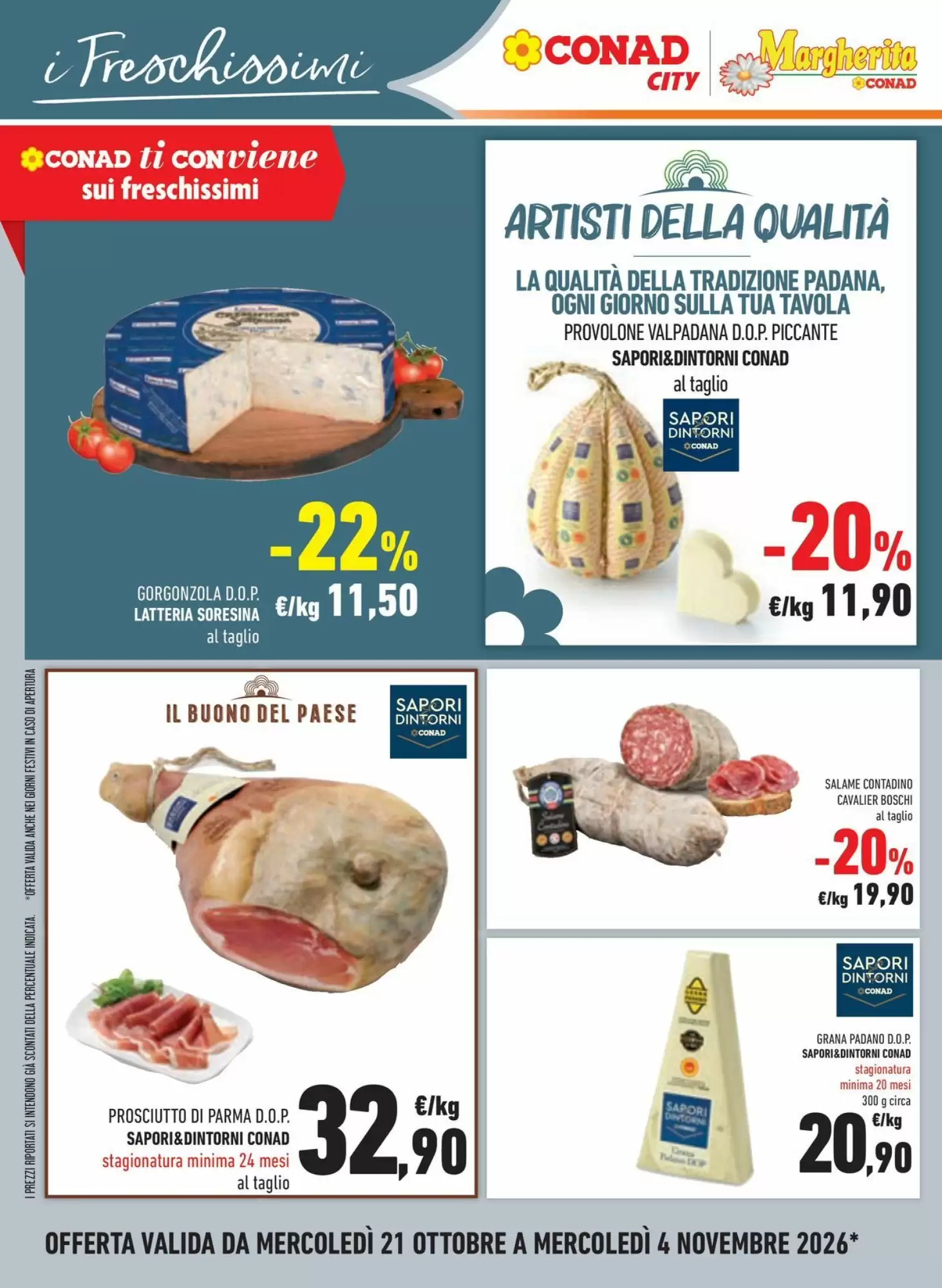 Volantino promozionale Conad Margherita  valide dal 21/10/2026 - Pagina 20.