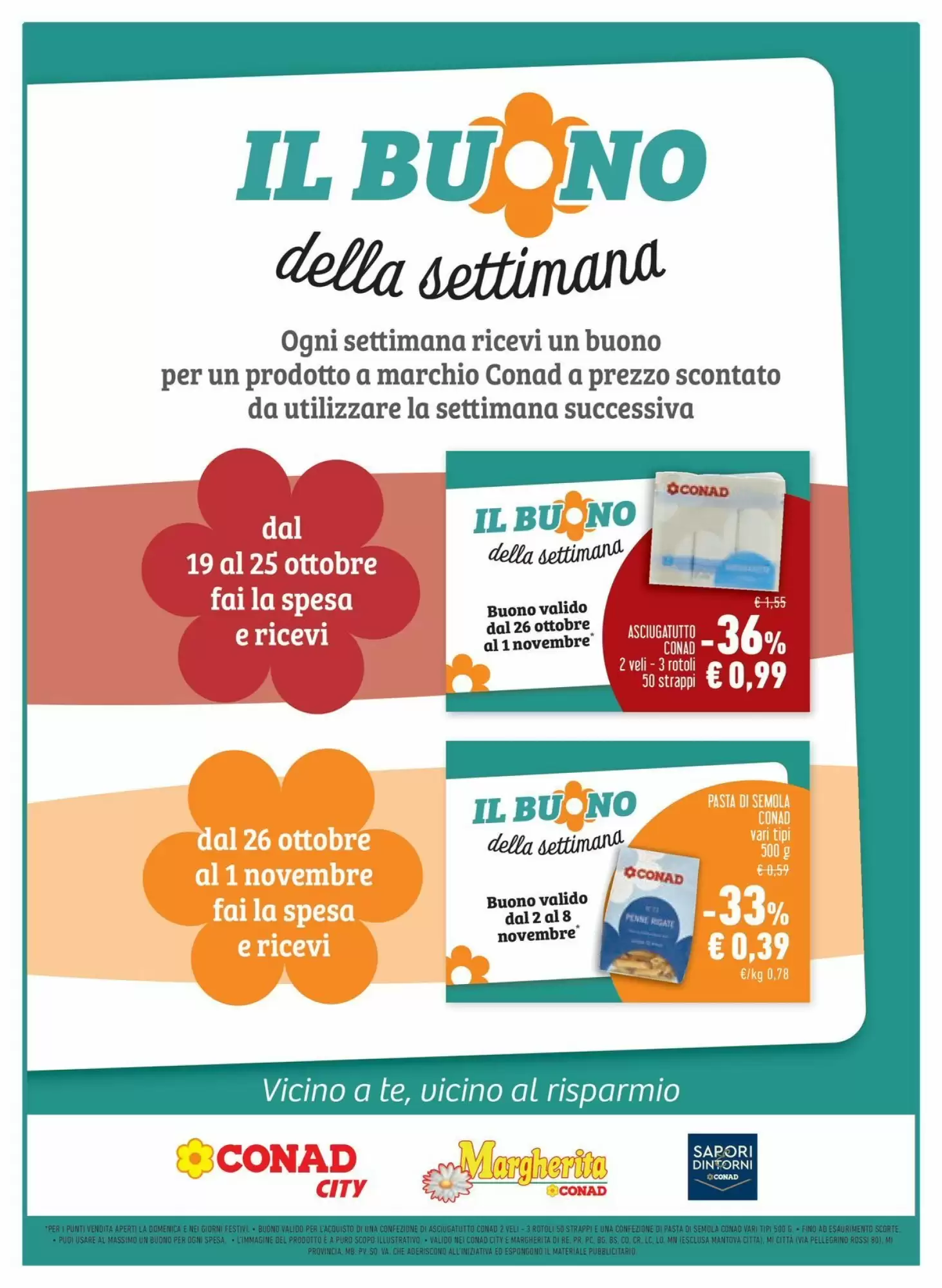 Volantino promozionale Conad Margherita  valide dal 21/10/2026 - Pagina 27.