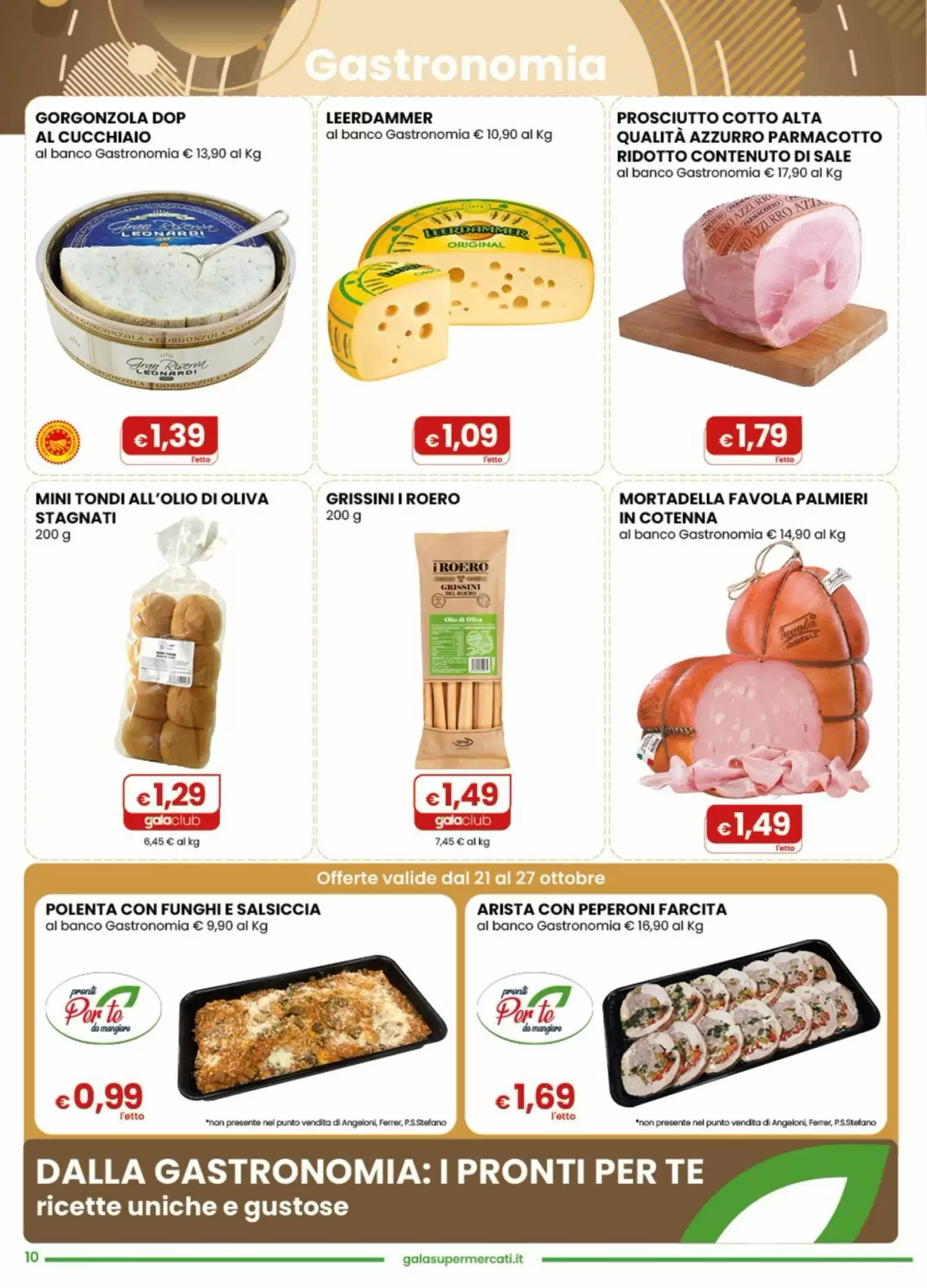 Volantino promozionale Gala Supermercati  valide dal 21/10/2026 - Pagina 10.