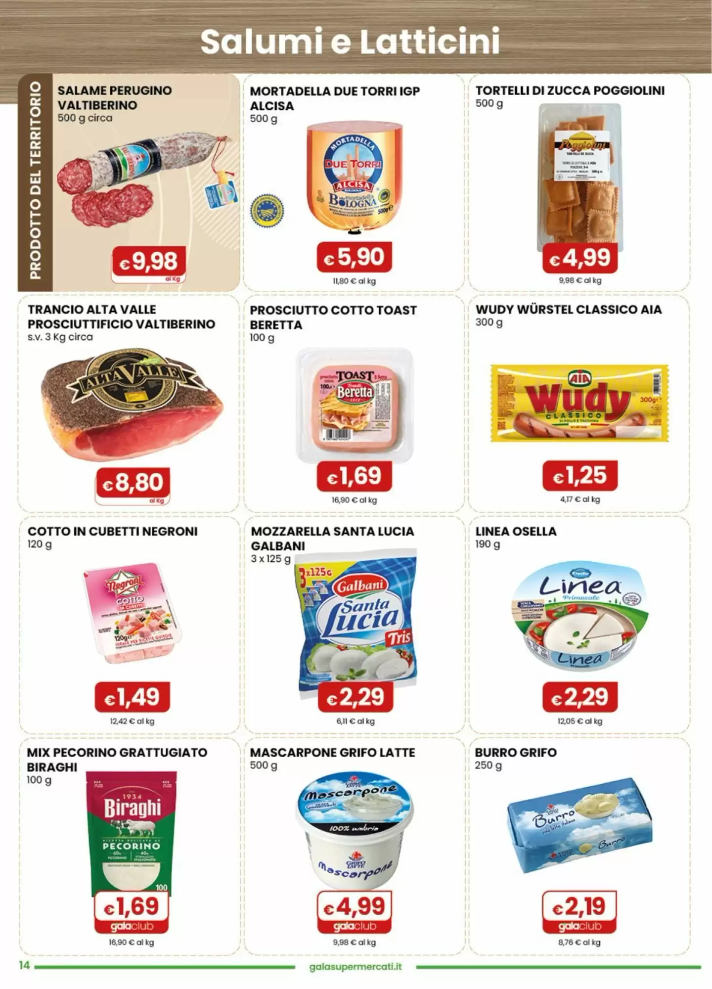 Volantino promozionale Gala Supermercati  valide dal 21/10/2026 - Pagina 14.