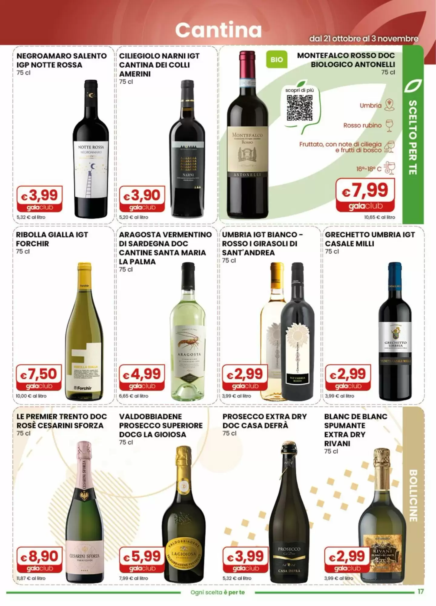 Volantino promozionale Gala Supermercati  valide dal 21/10/2026 - Pagina 17.