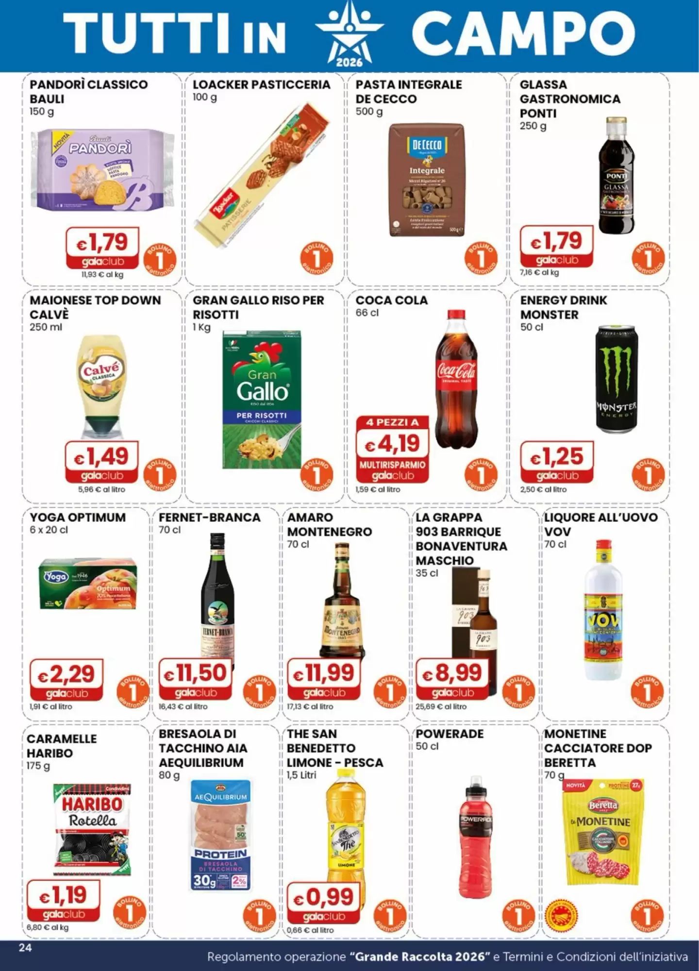 Volantino promozionale Gala Supermercati  valide dal 21/10/2026 - Pagina 24.