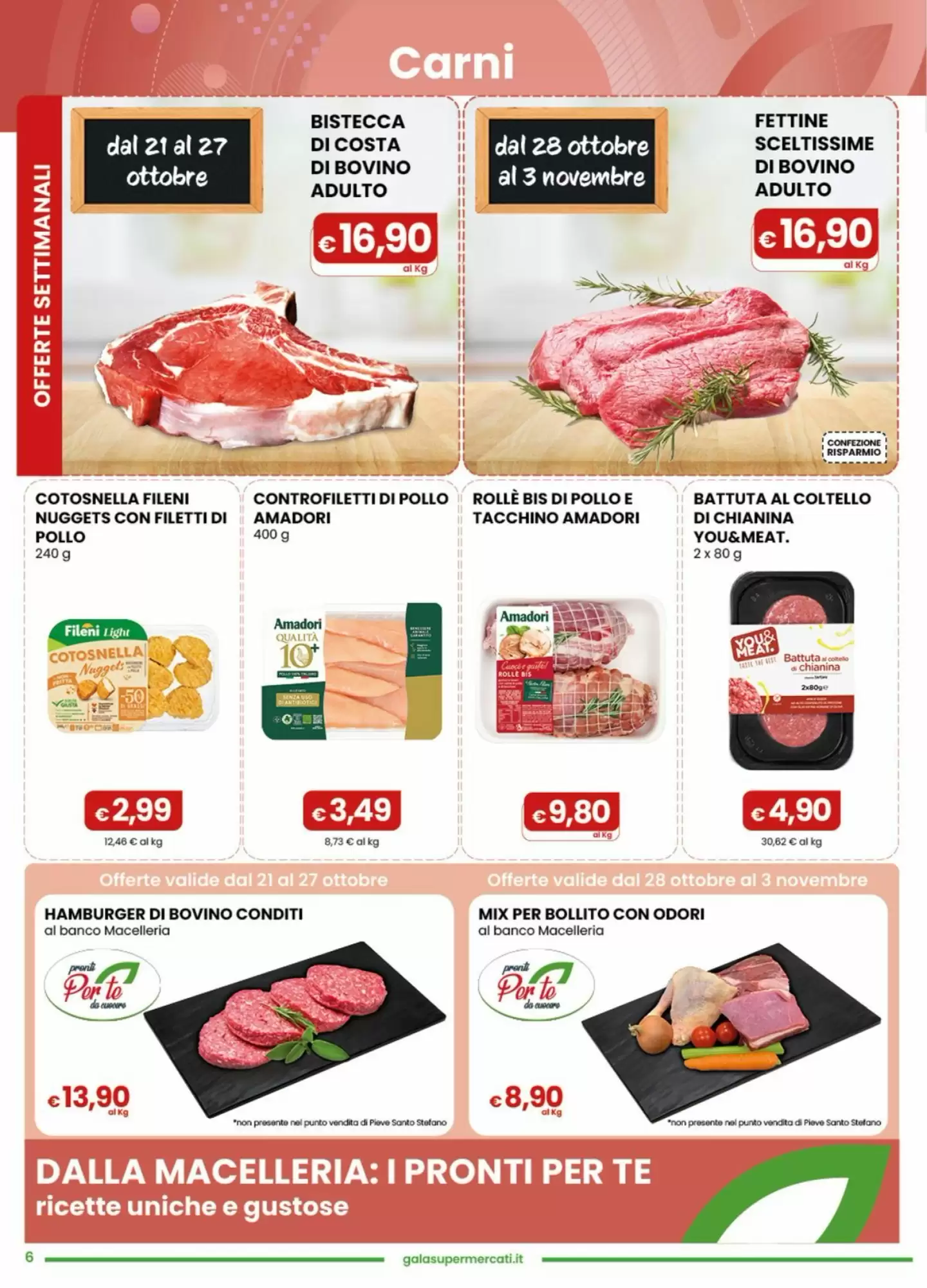 Volantino promozionale Gala Supermercati  valide dal 21/10/2026 - Pagina 6.