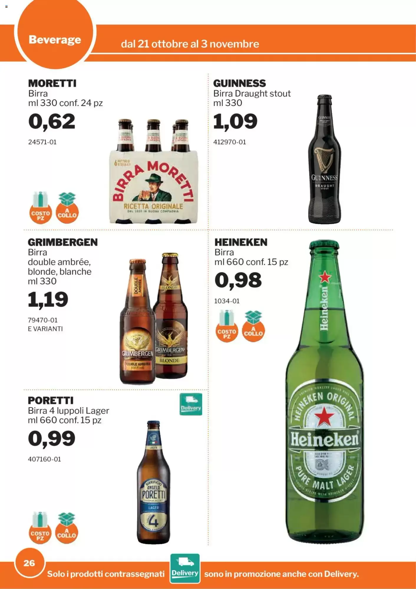 Volantino promozionale GrosMarket  valide dal 21/10/2026 - Pagina 26.