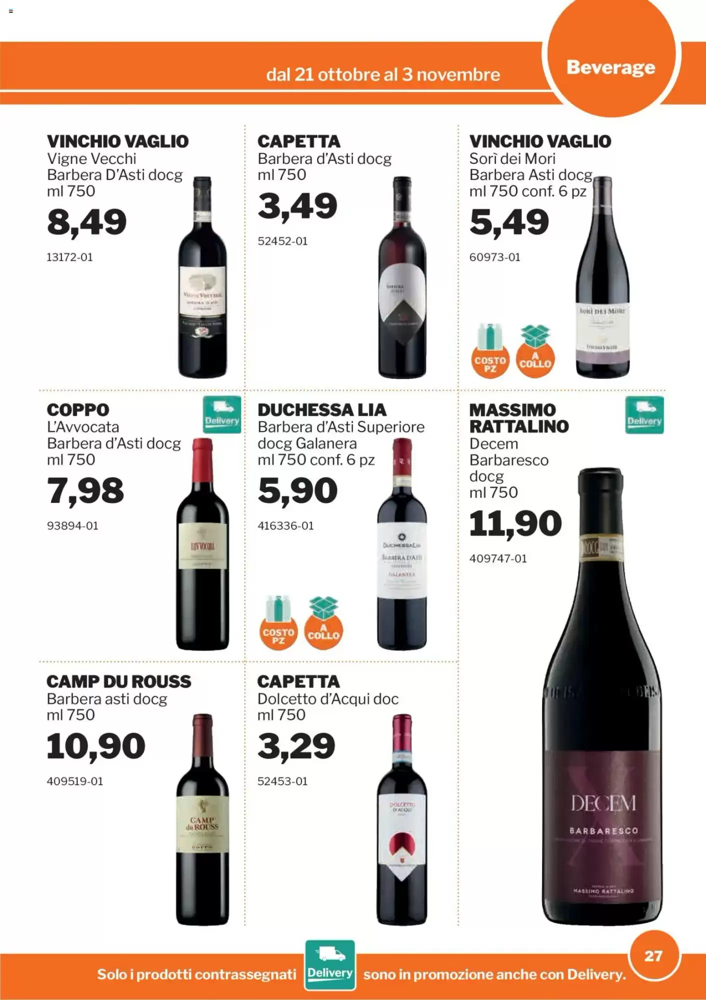 Volantino promozionale GrosMarket  valide dal 21/10/2026 - Pagina 27.