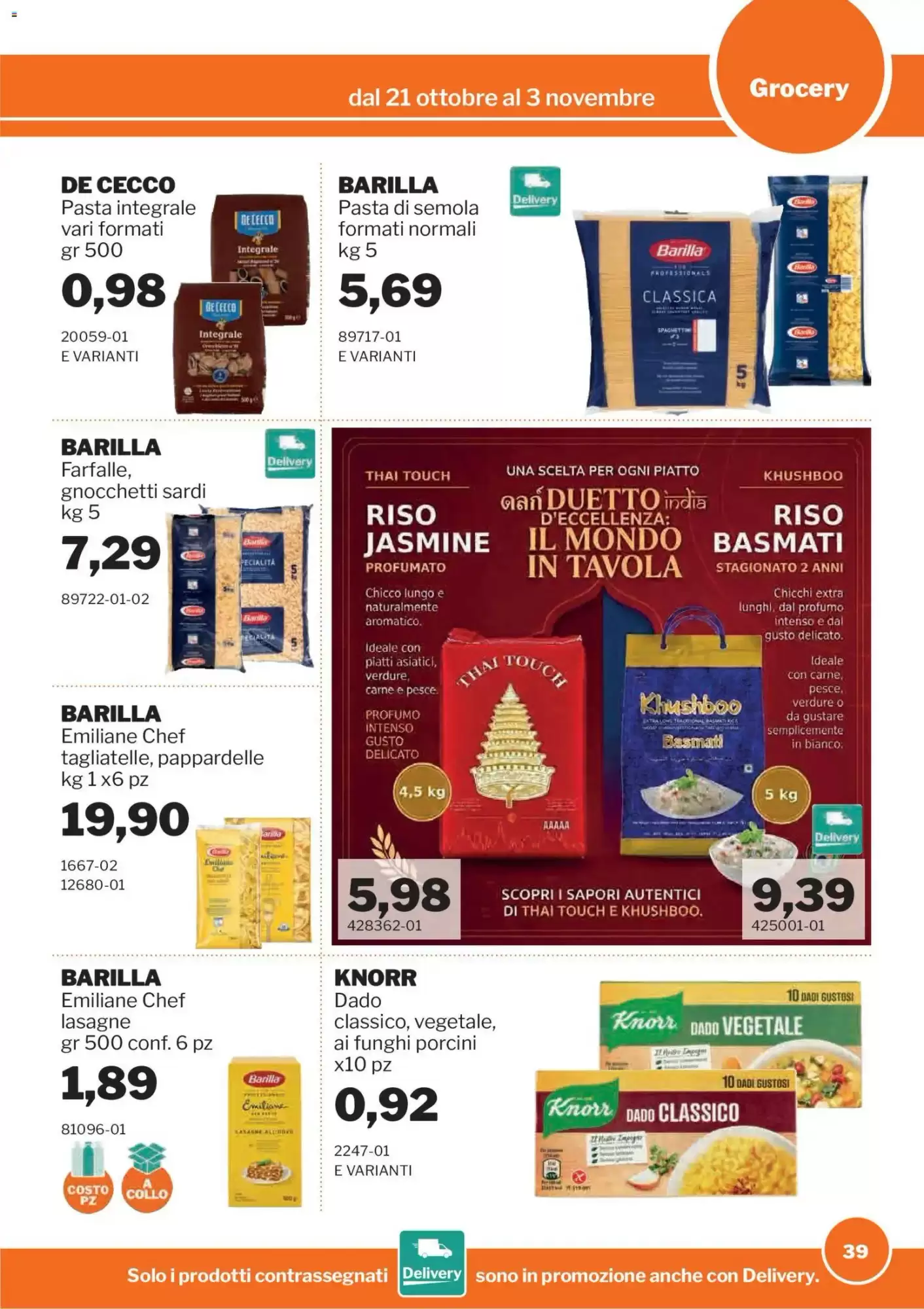 Volantino promozionale GrosMarket  valide dal 21/10/2026 - Pagina 39.
