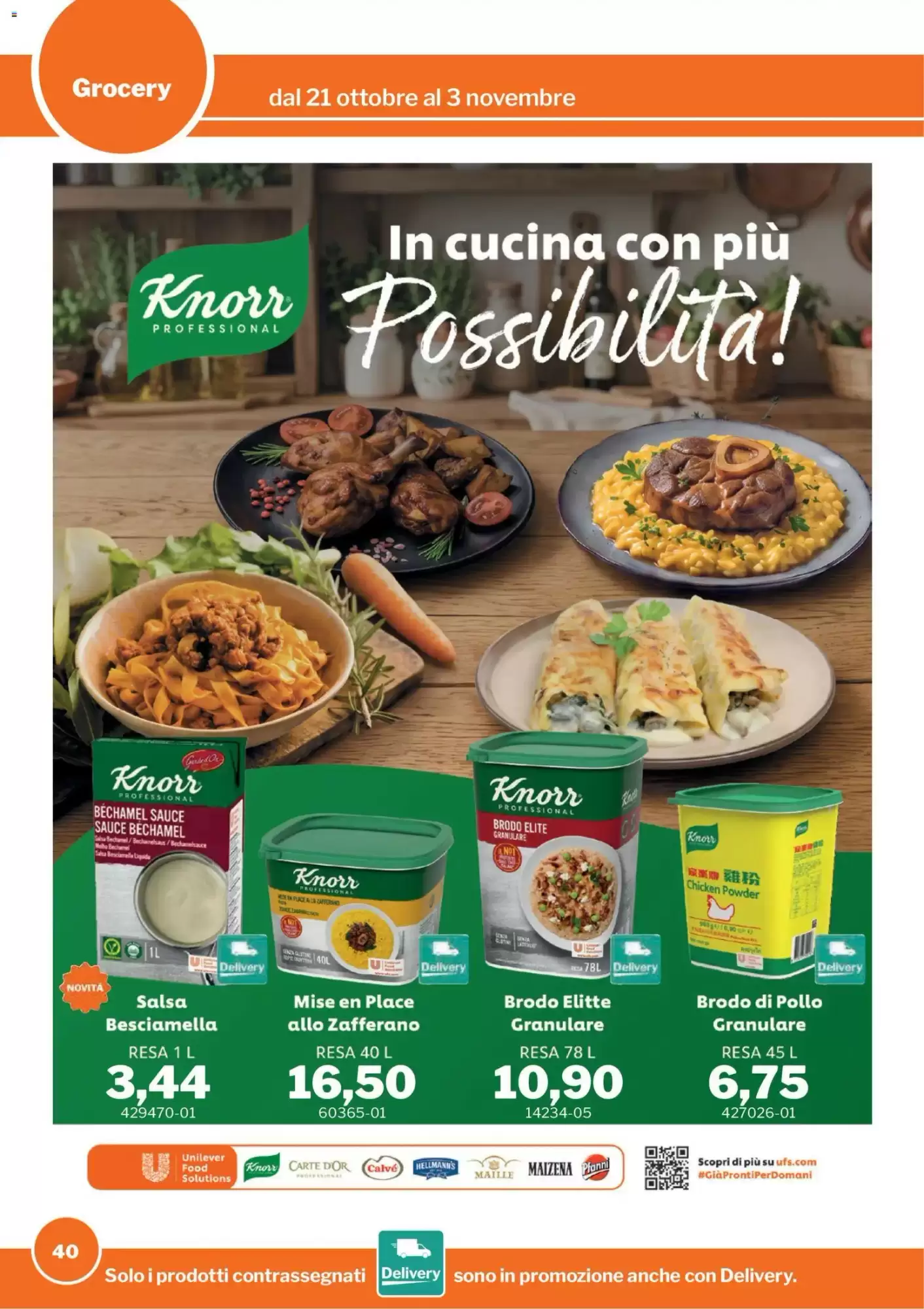 Volantino promozionale GrosMarket  valide dal 21/10/2026 - Pagina 40.