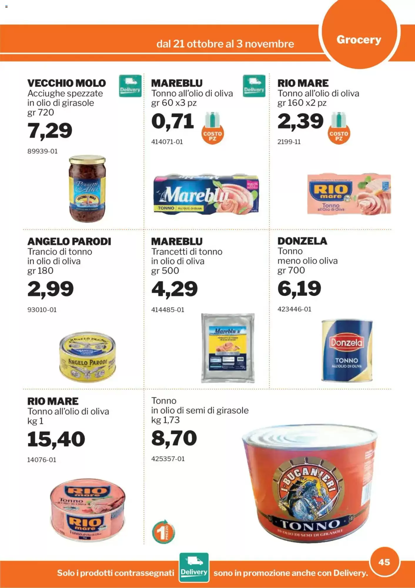Volantino promozionale GrosMarket  valide dal 21/10/2026 - Pagina 45.