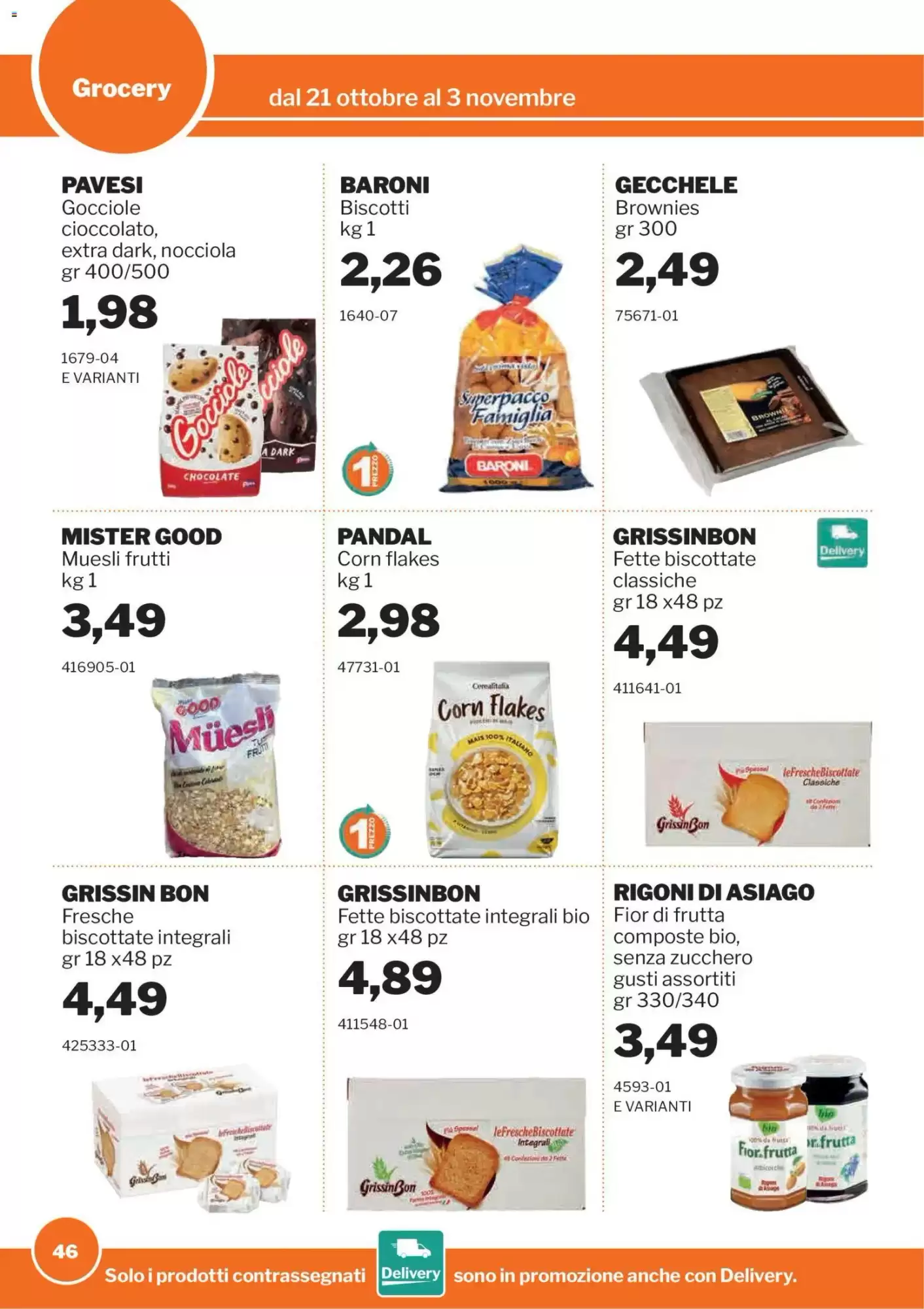 Volantino promozionale GrosMarket  valide dal 21/10/2026 - Pagina 46.