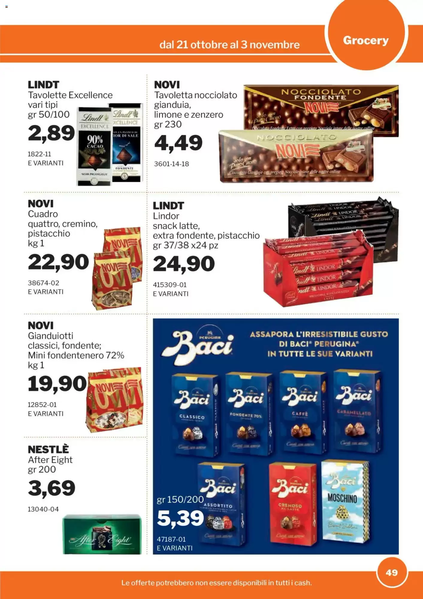 Volantino promozionale GrosMarket  valide dal 21/10/2026 - Pagina 49.