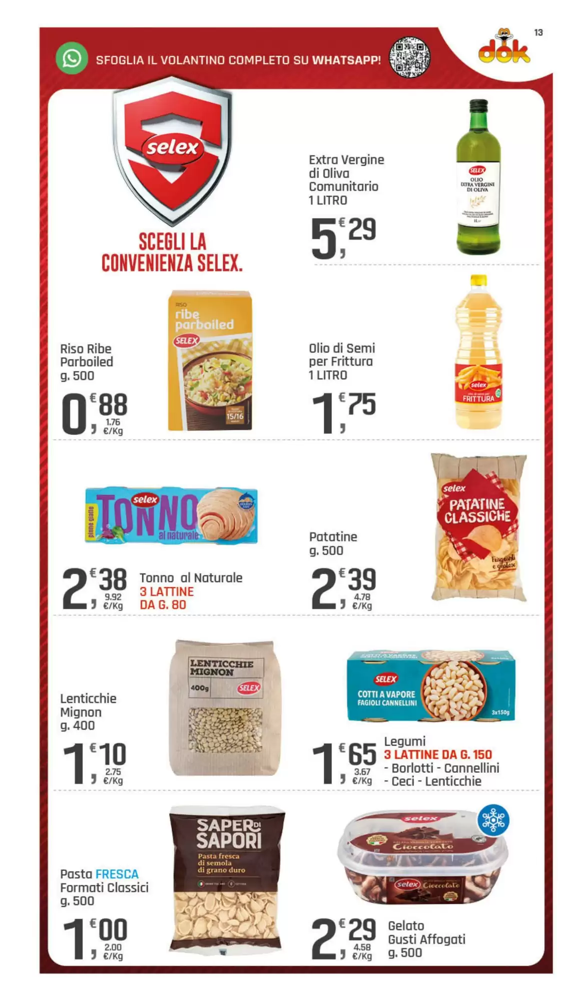 Volantino promozionale Supermercati Dok  valide dal 22/10/2026 - Pagina 13.