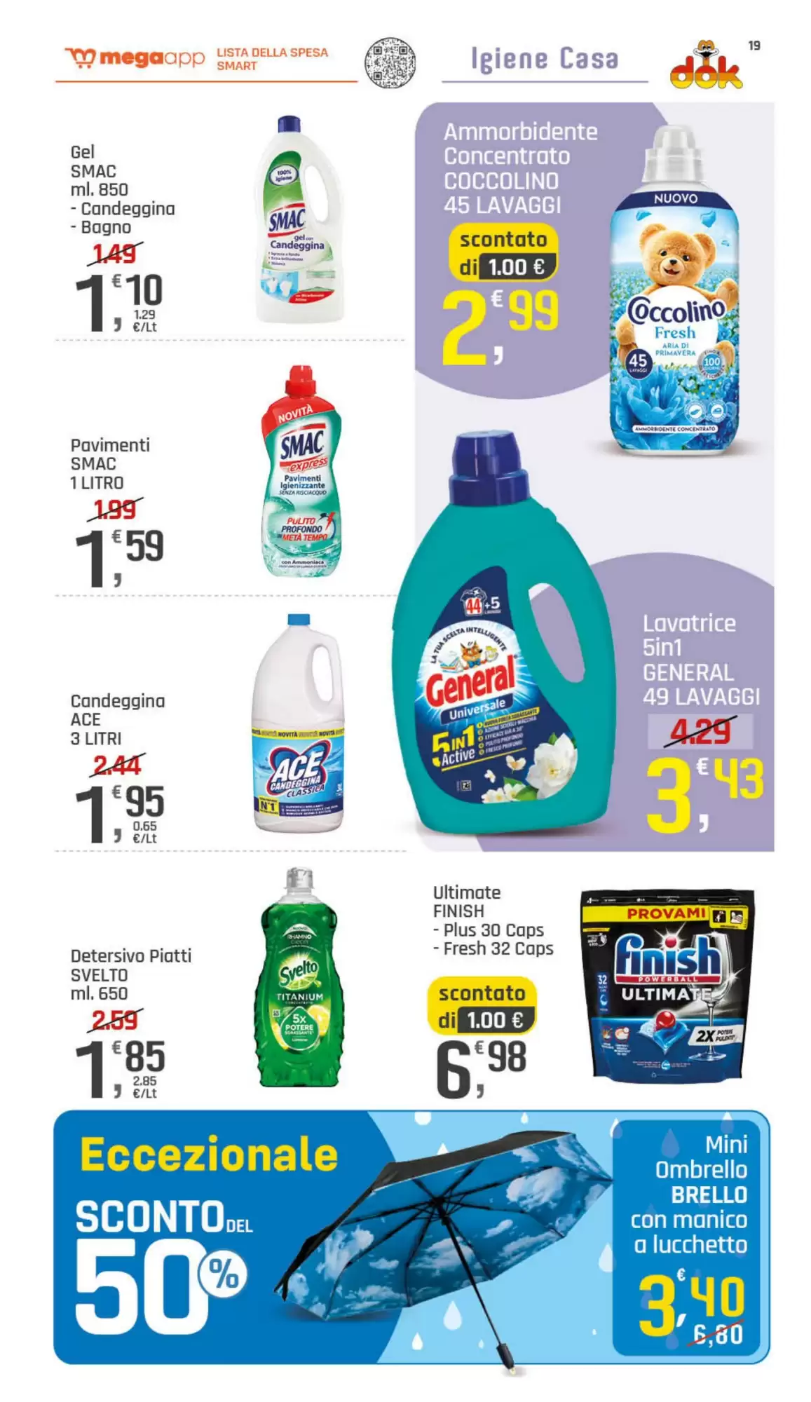 Volantino promozionale Supermercati Dok  valide dal 22/10/2026 - Pagina 19.