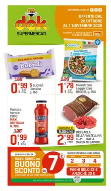 Volantino promozionale Supermercati Dok  valide dal 22/10/2026