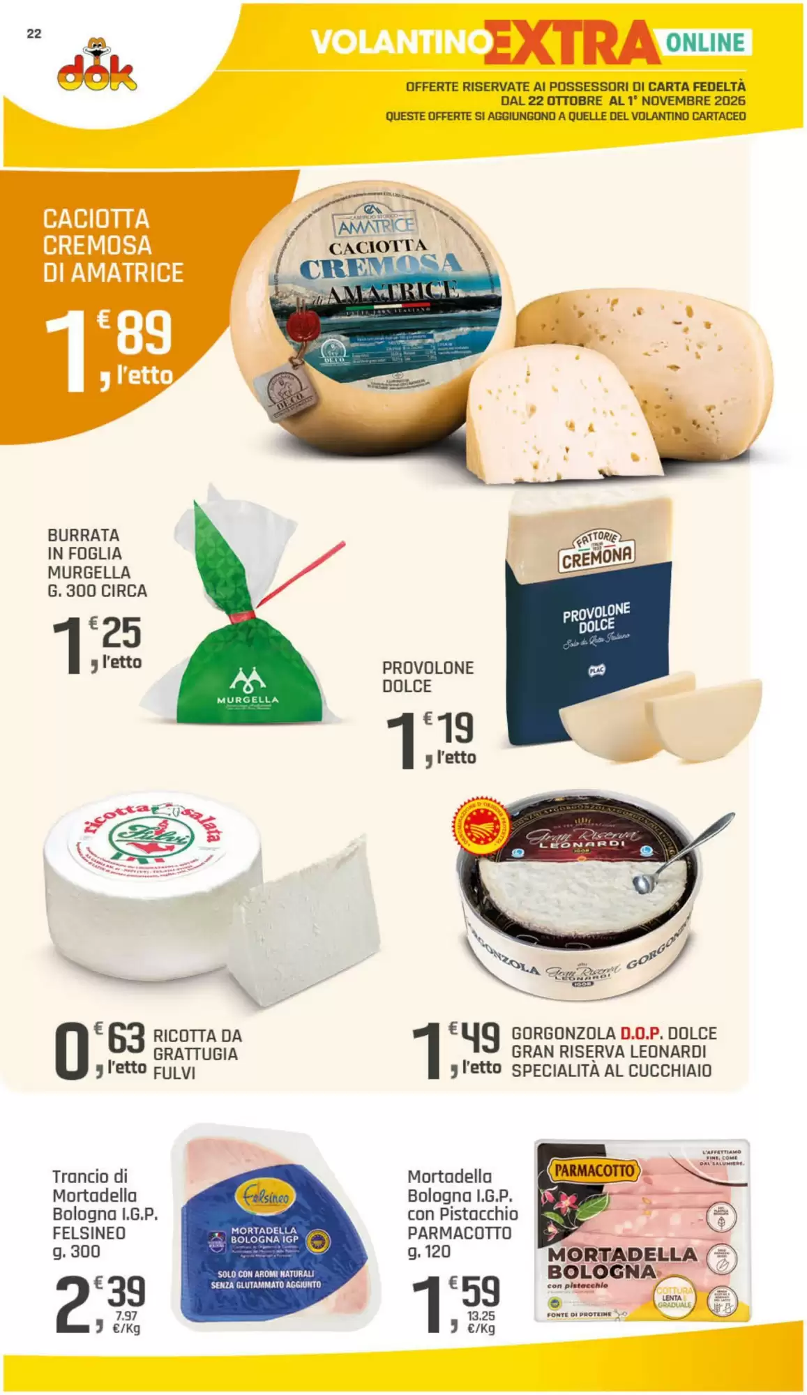 Volantino promozionale Supermercati Dok  valide dal 22/10/2026 - Pagina 23.