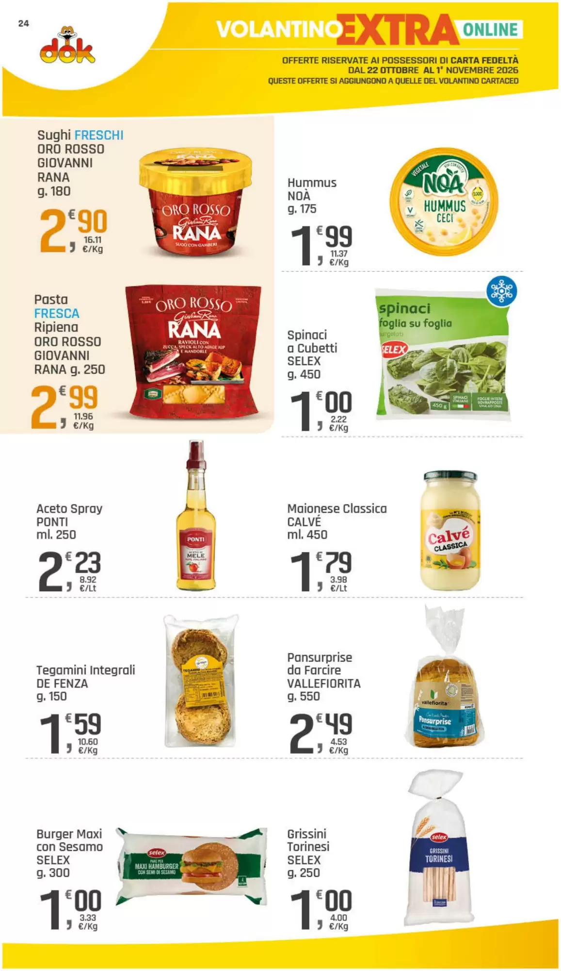 Volantino promozionale Supermercati Dok  valide dal 22/10/2026 - Pagina 25.