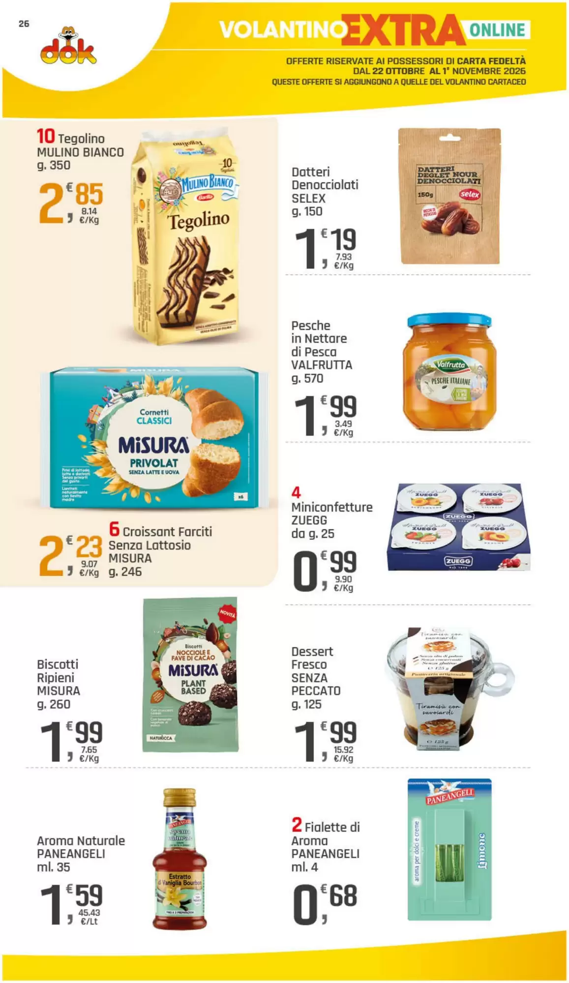 Volantino promozionale Supermercati Dok  valide dal 22/10/2026 - Pagina 27.