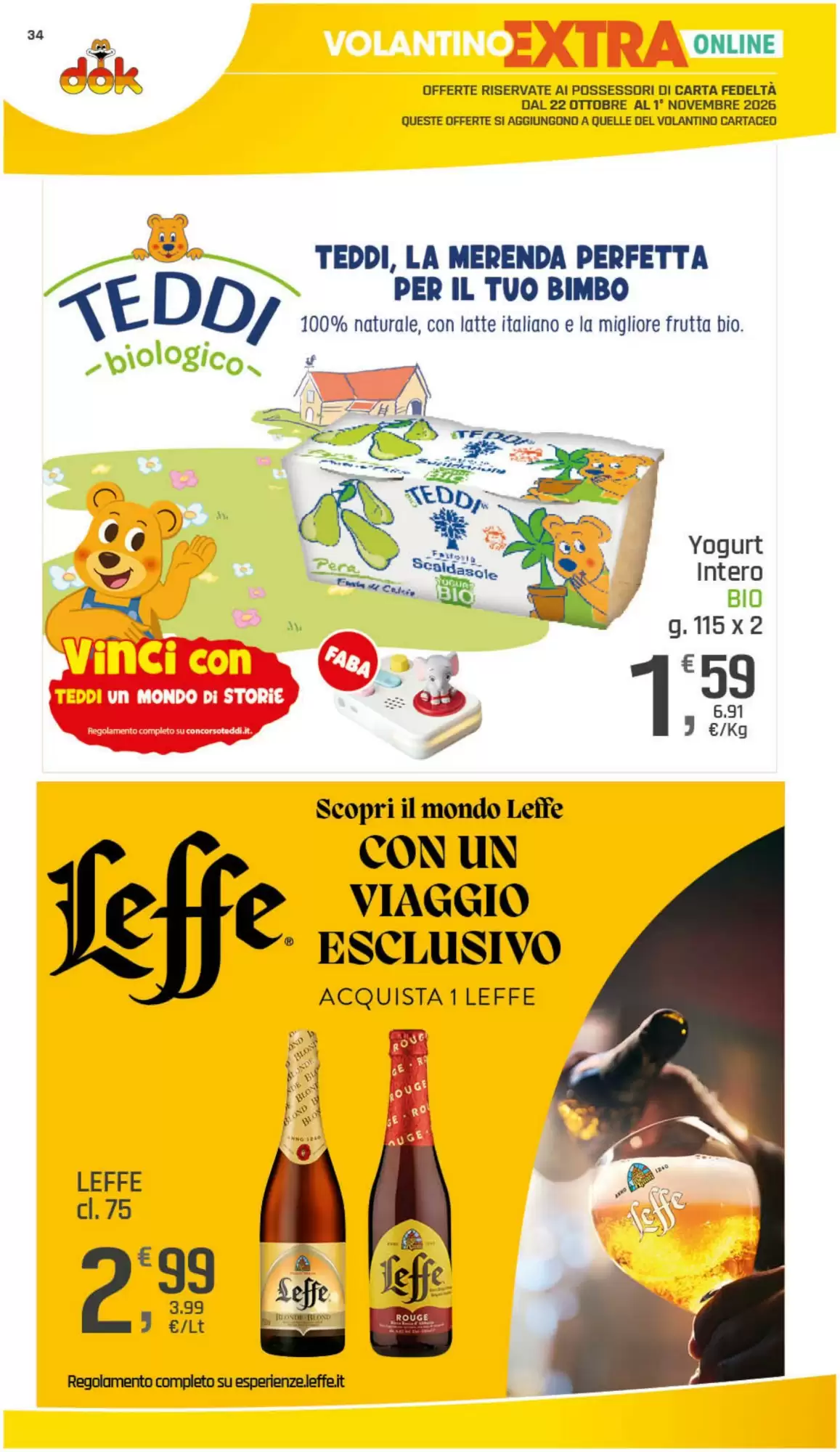 Volantino promozionale Supermercati Dok  valide dal 22/10/2026 - Pagina 35.