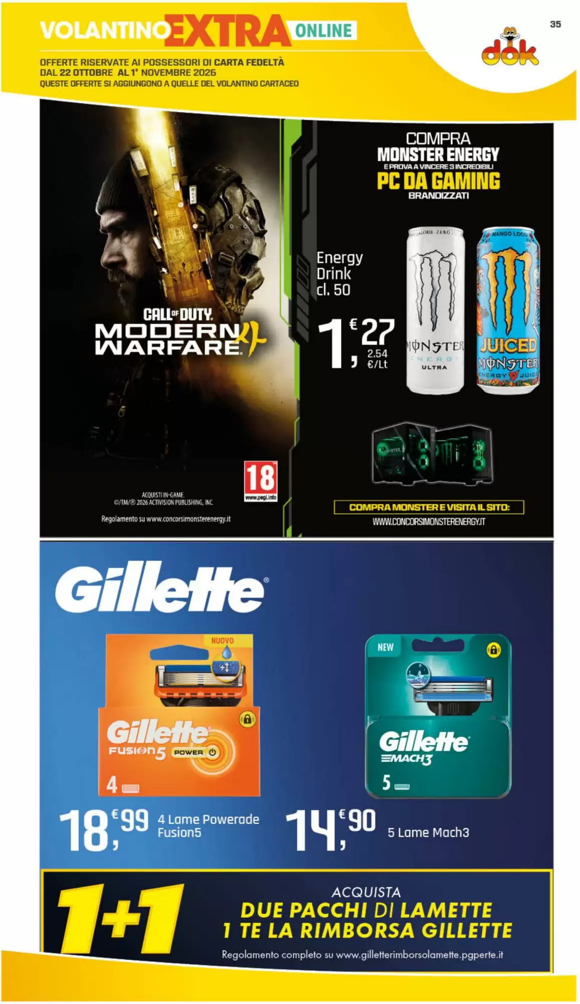 Volantino promozionale Supermercati Dok  valide dal 22/10/2026 - Pagina 36.