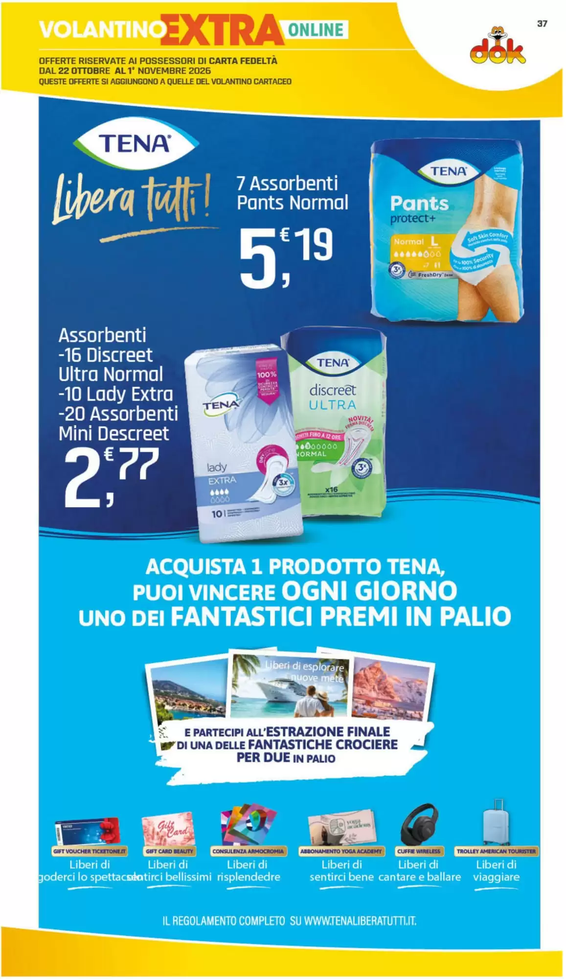 Volantino promozionale Supermercati Dok  valide dal 22/10/2026 - Pagina 38.