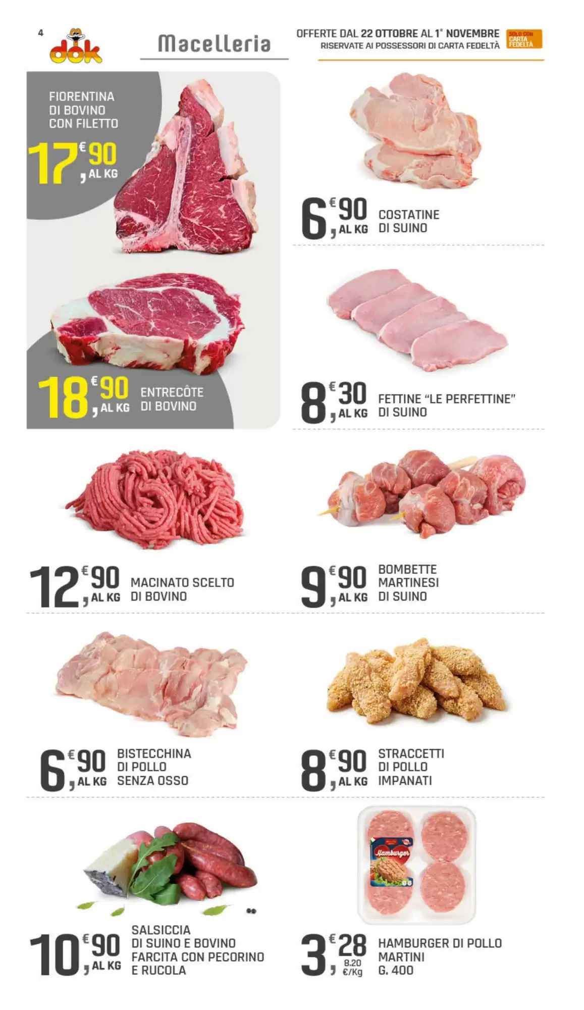 Volantino promozionale Supermercati Dok  valide dal 22/10/2026 - Pagina 4.