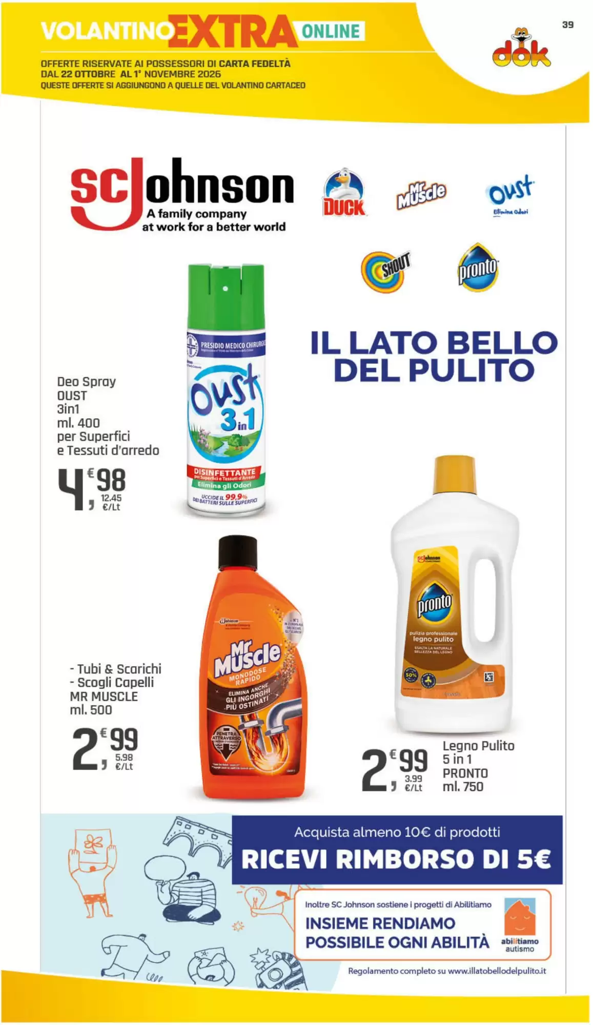 Volantino promozionale Supermercati Dok  valide dal 22/10/2026 - Pagina 40.