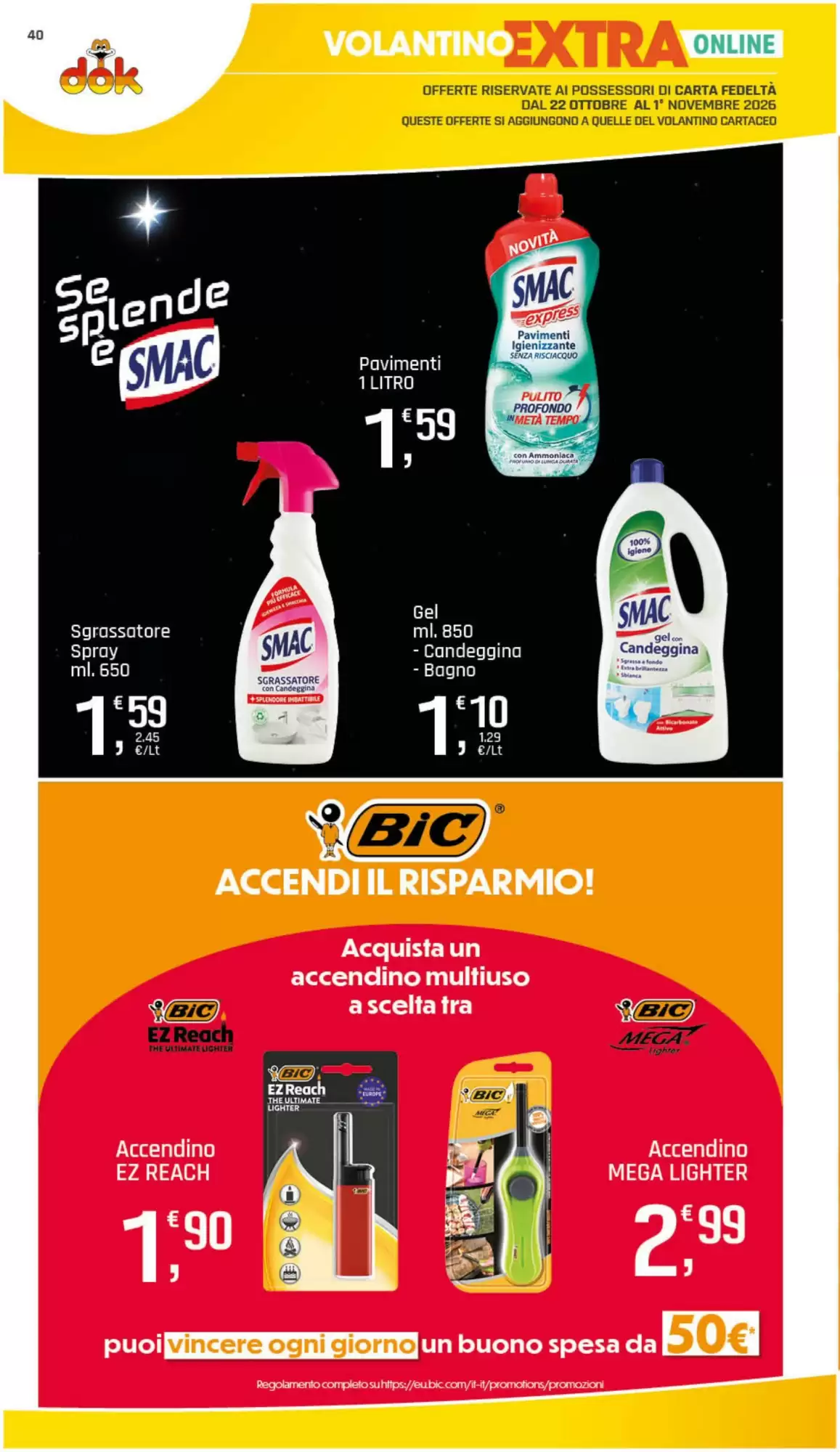 Volantino promozionale Supermercati Dok  valide dal 22/10/2026 - Pagina 41.
