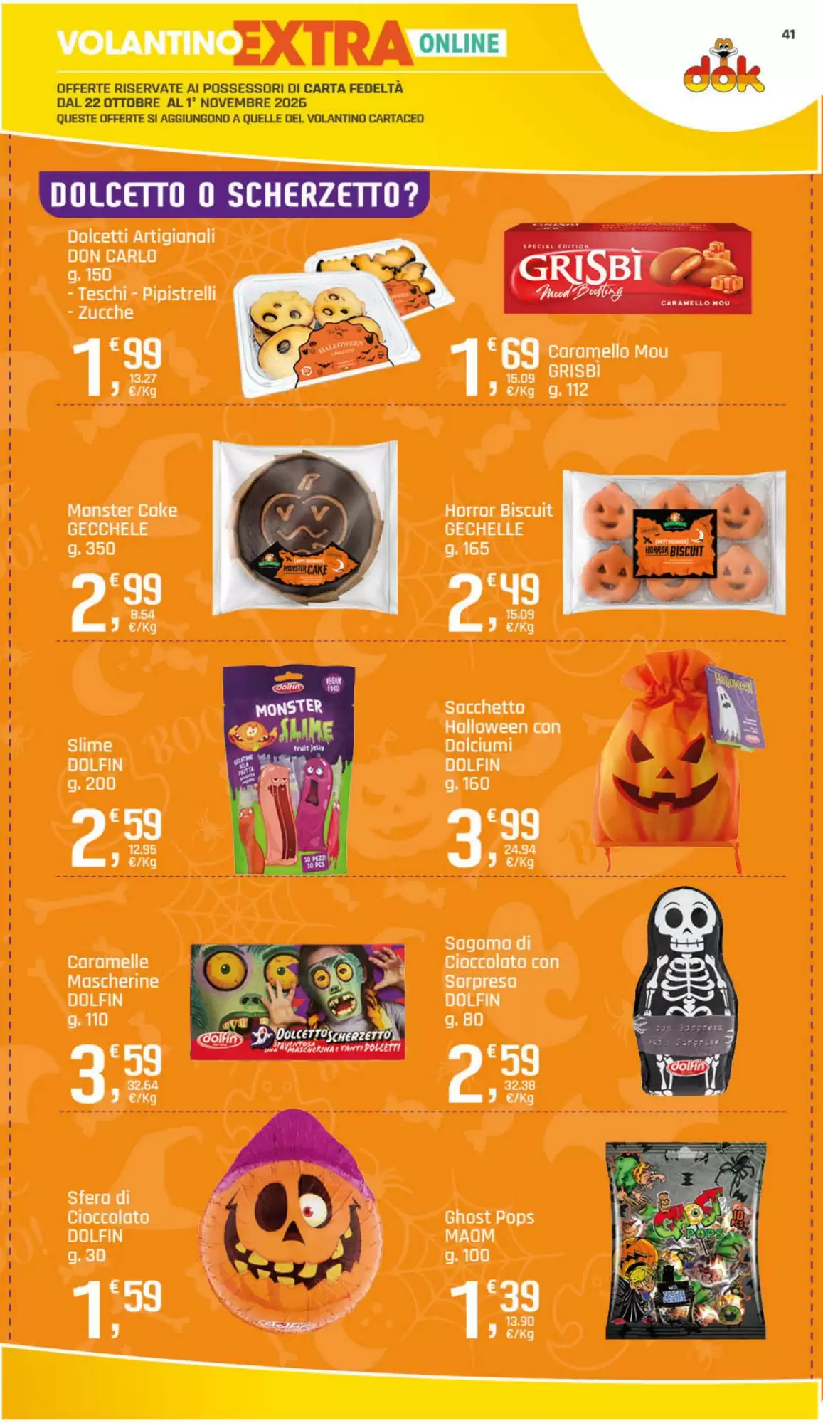Volantino promozionale Supermercati Dok  valide dal 22/10/2026 - Pagina 42.