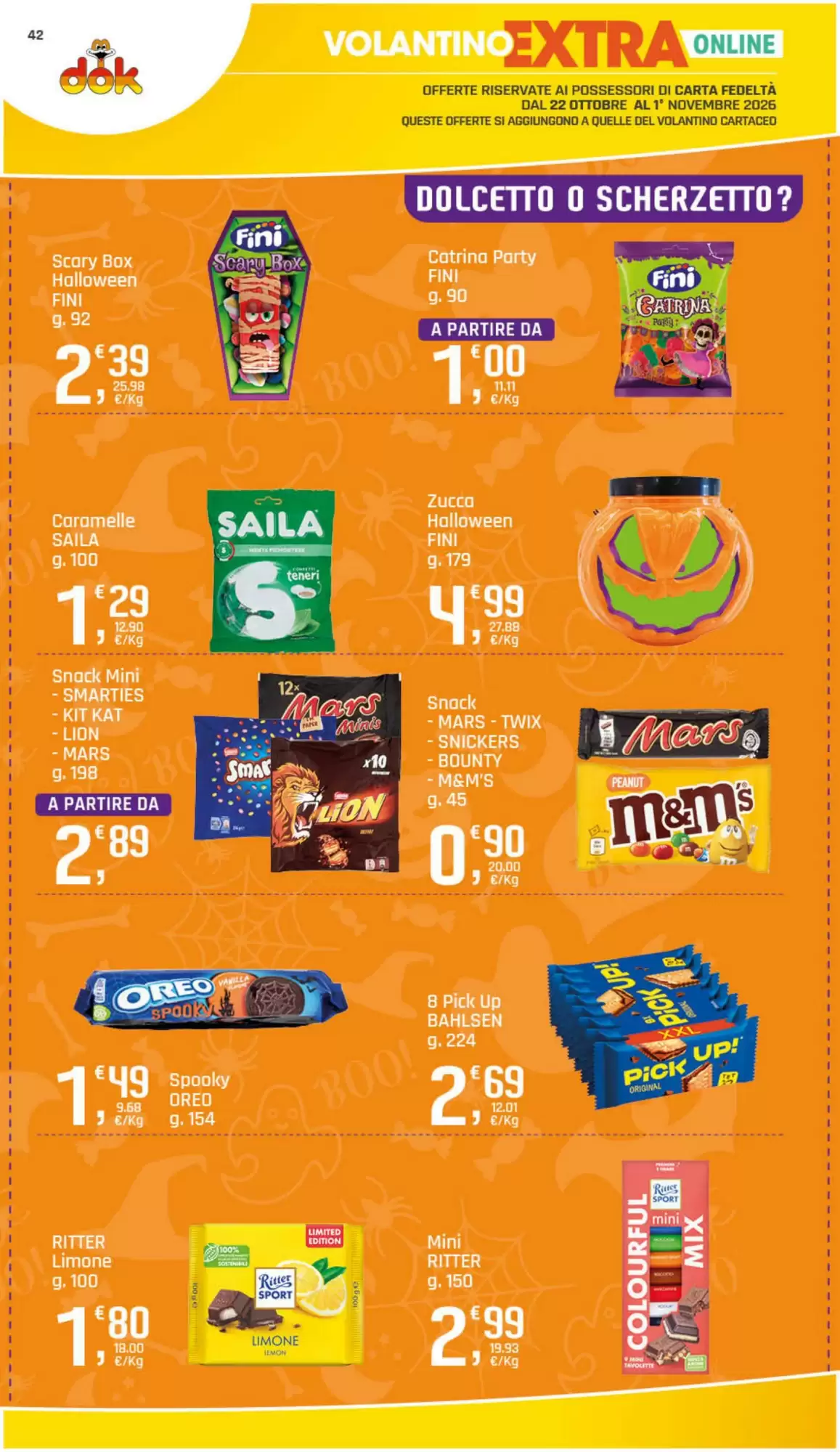 Volantino promozionale Supermercati Dok  valide dal 22/10/2026 - Pagina 43.
