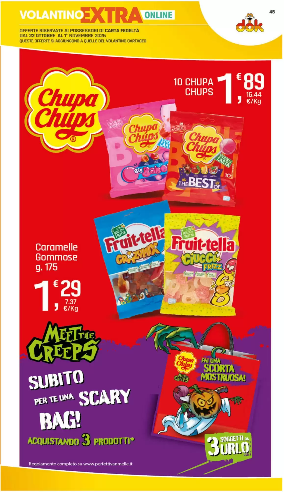 Volantino promozionale Supermercati Dok  valide dal 22/10/2026 - Pagina 46.