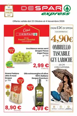 Volantino promozionale Despar  valide dal 22/10/2026