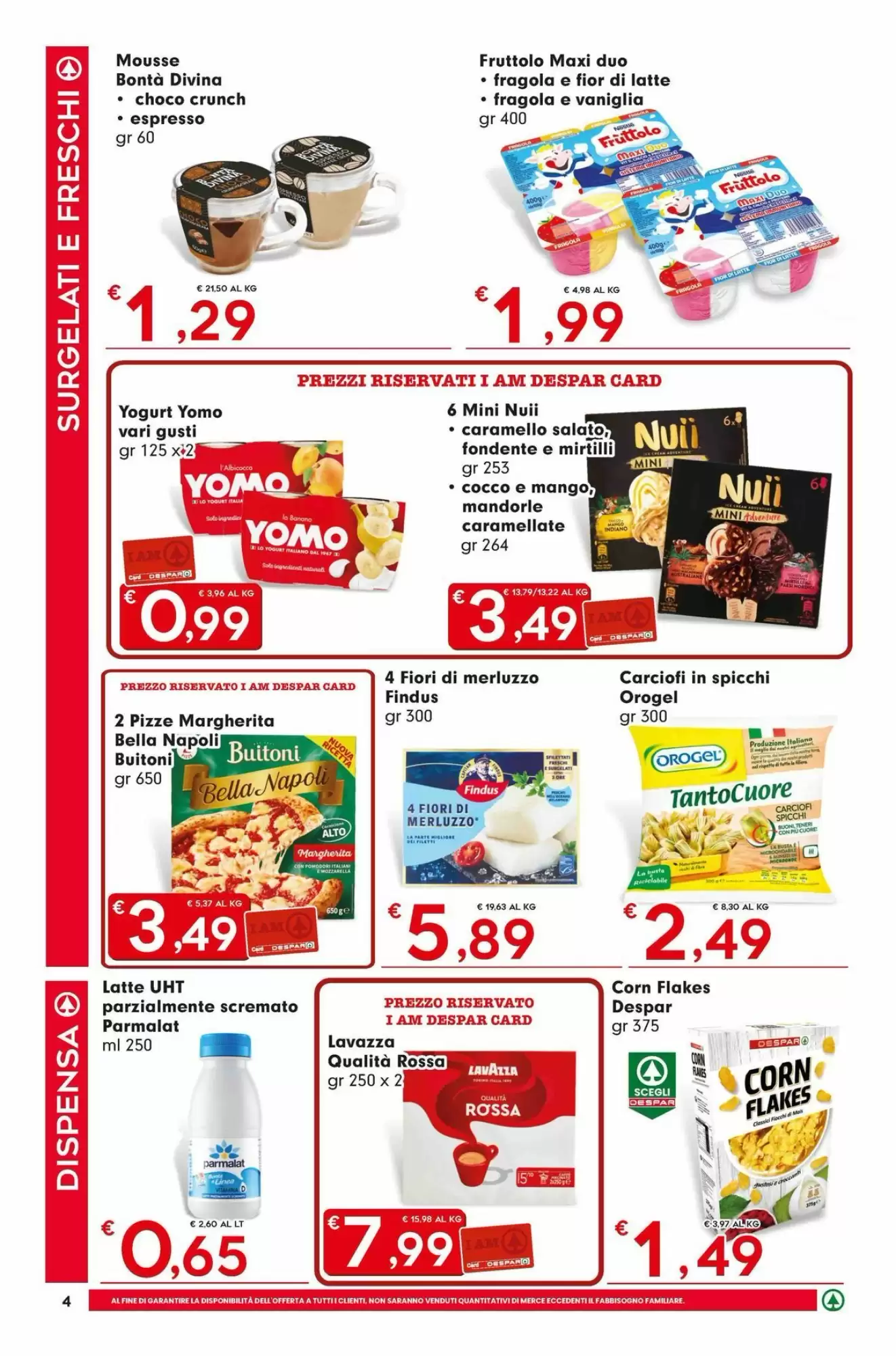 Volantino promozionale Despar  valide dal 22/10/2026 - Pagina 4.