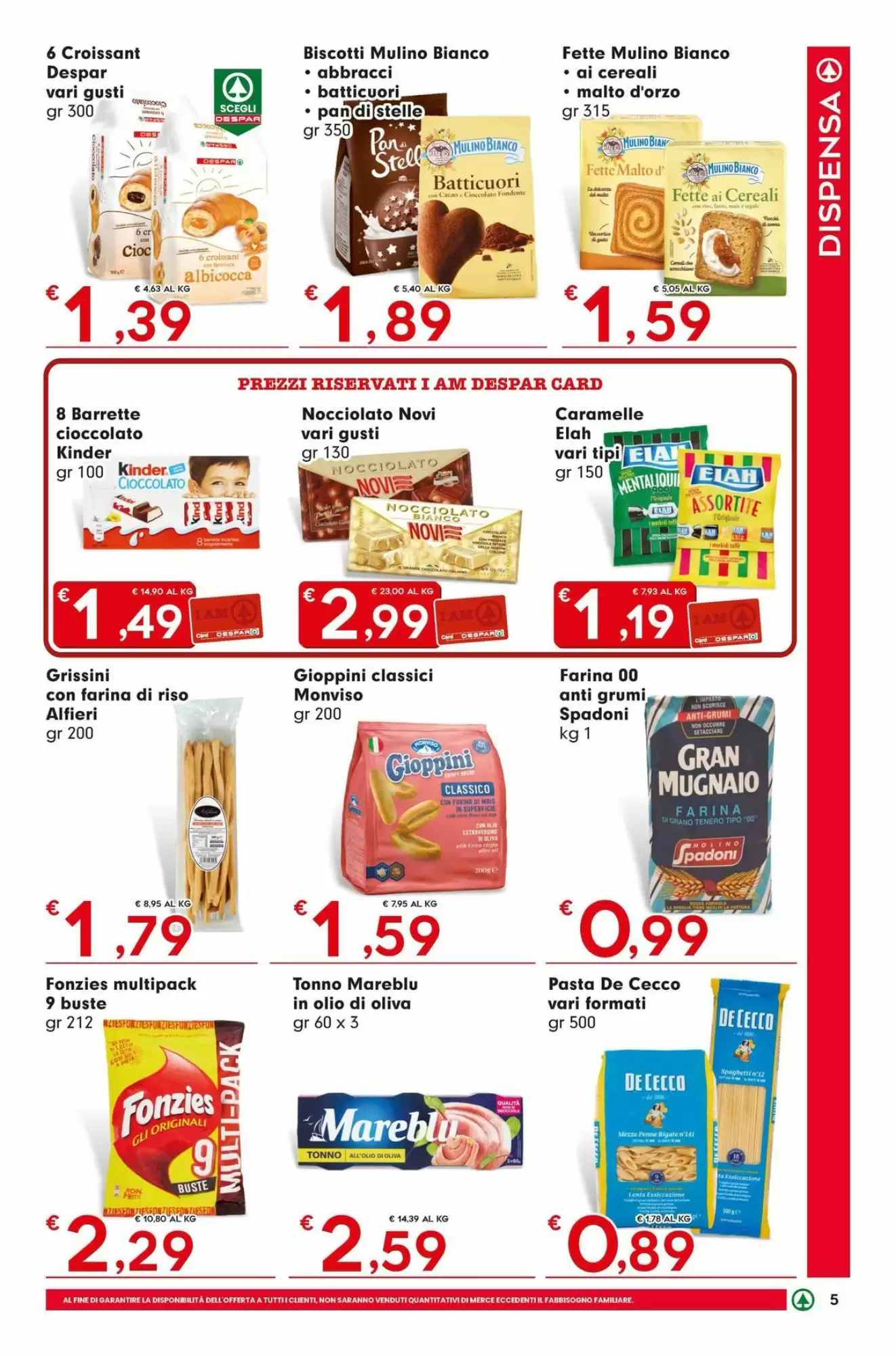 Volantino promozionale Despar  valide dal 22/10/2026 - Pagina 5.