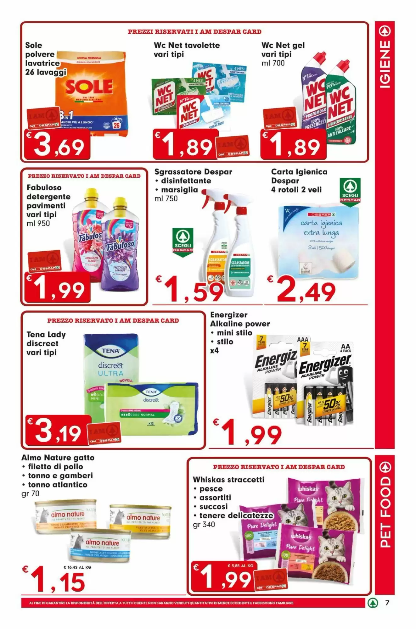 Volantino promozionale Despar  valide dal 22/10/2026 - Pagina 7.
