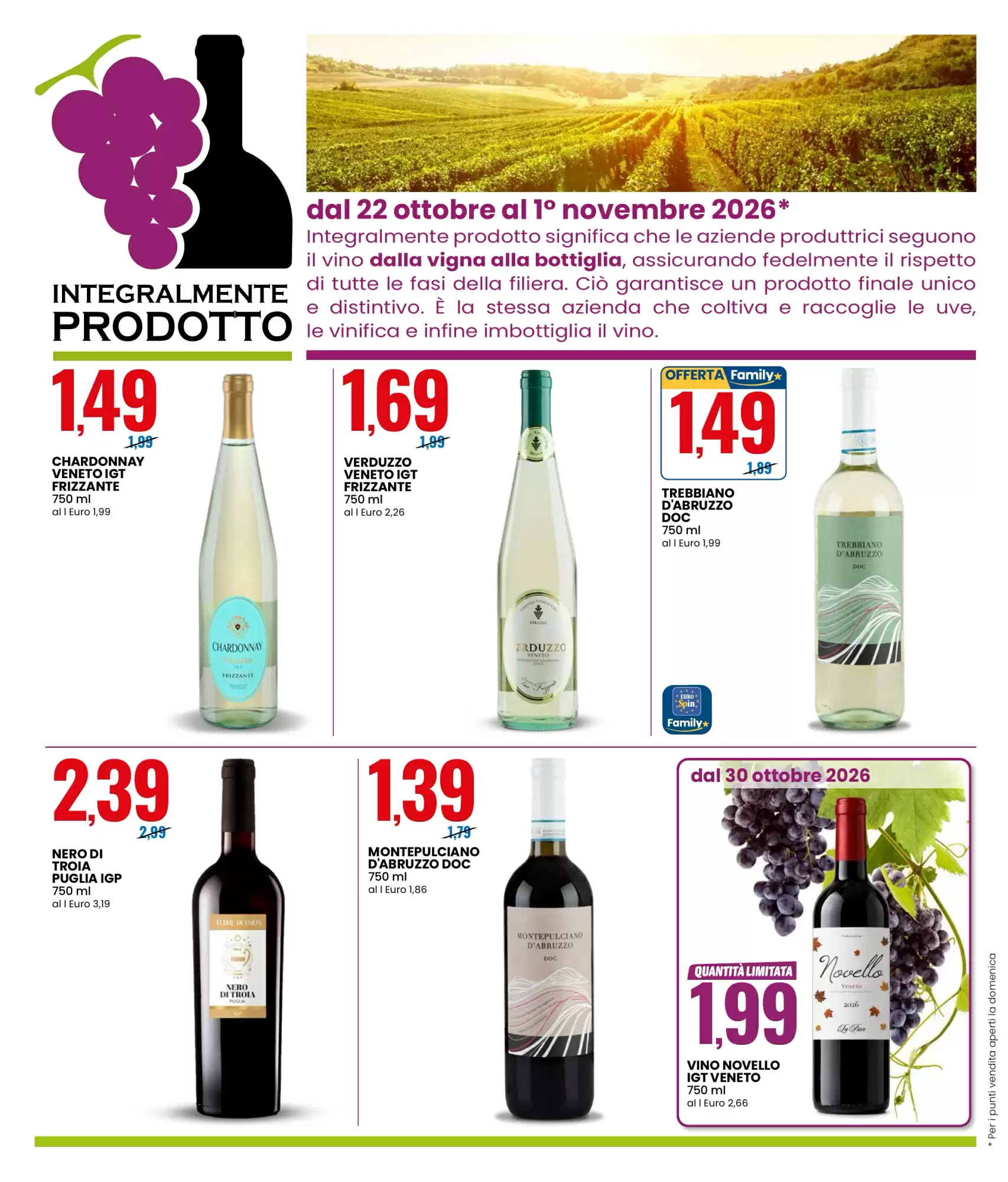 Volantino promozionale Eurospin  valide dal 22/10/2026 - Pagina 10.