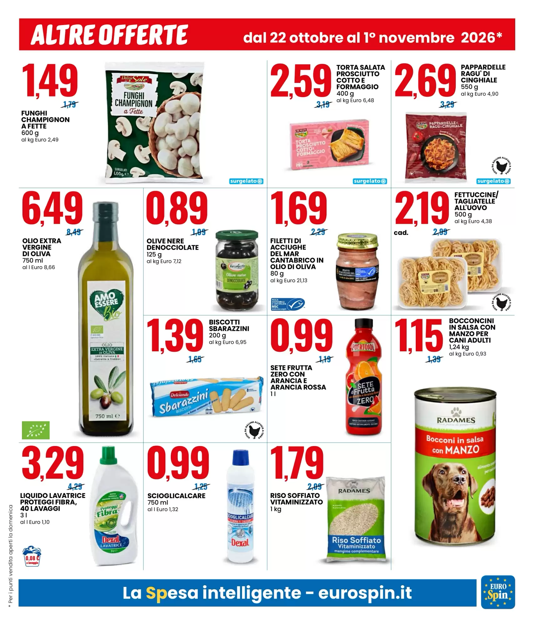 Volantino promozionale Eurospin  valide dal 22/10/2026 - Pagina 13.