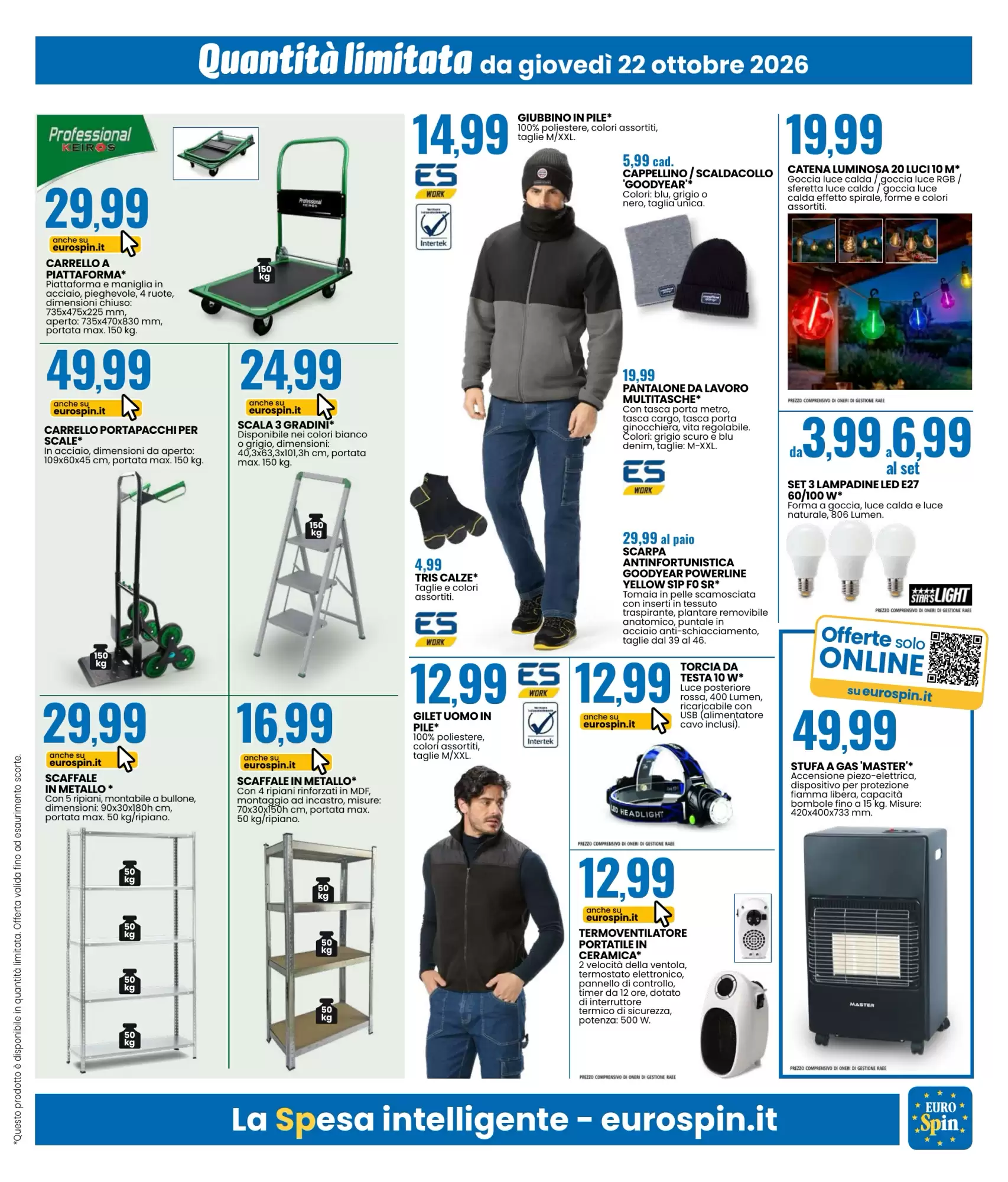Volantino promozionale Eurospin  valide dal 22/10/2026 - Pagina 15.