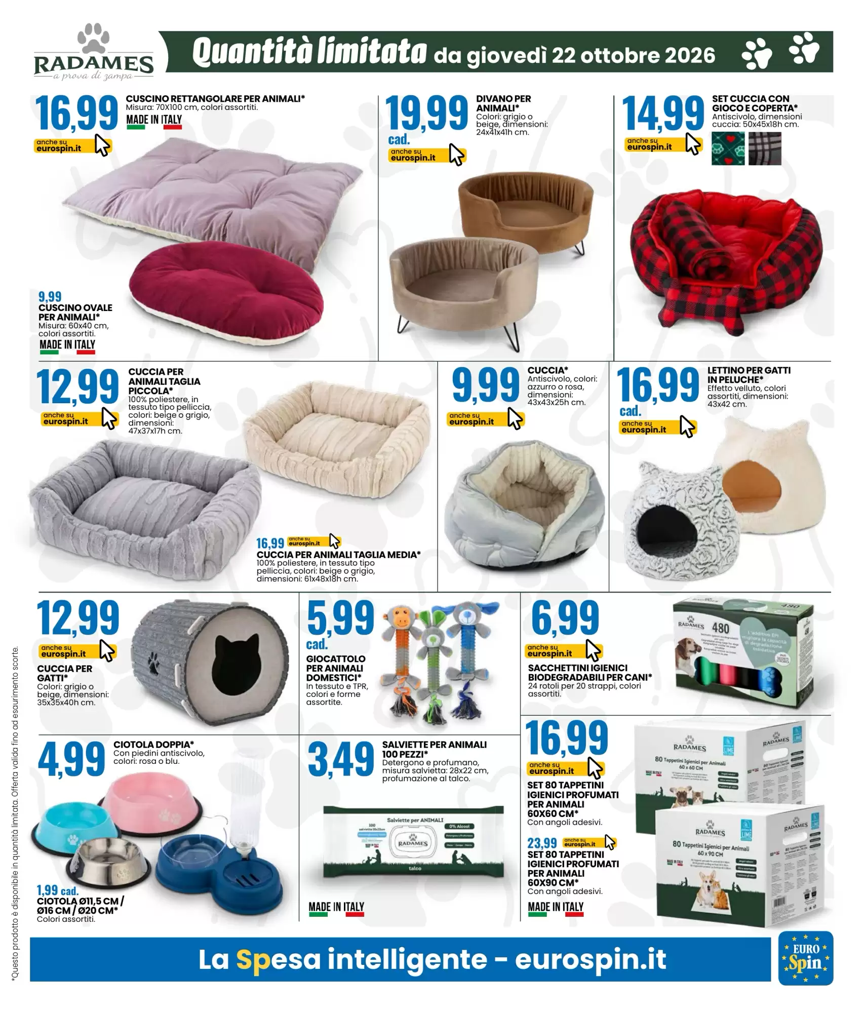 Volantino promozionale Eurospin  valide dal 22/10/2026 - Pagina 17.